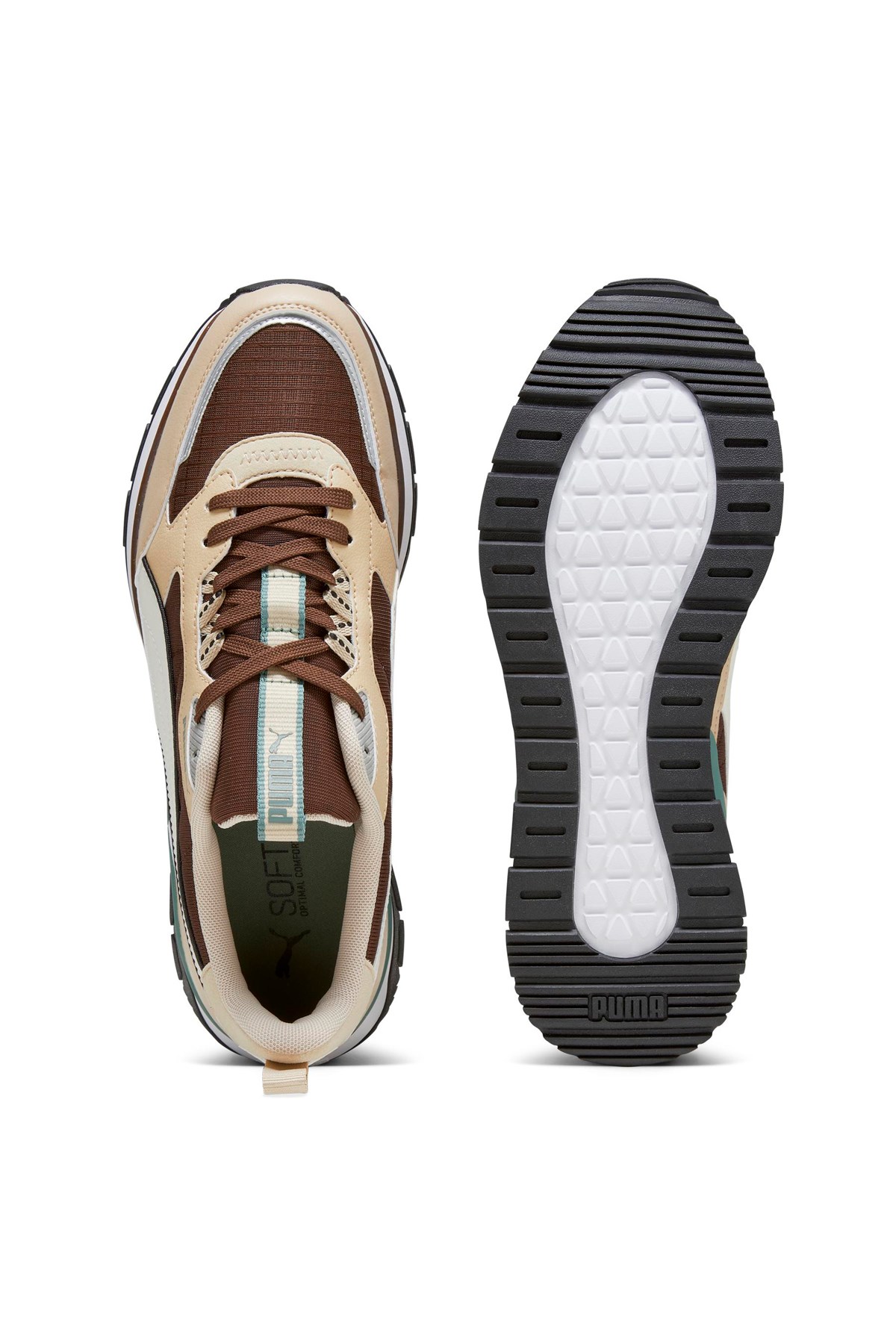 Puma R78 Trek Unisex Spor Ayakkabı 38072824 Bej
