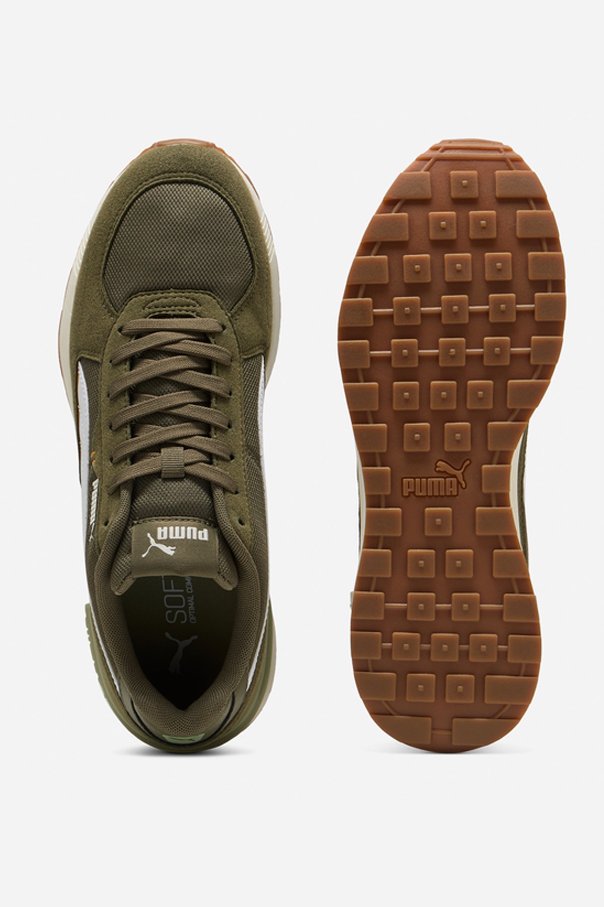 Puma Graviton Unisex Spor Ayakkabı Haki