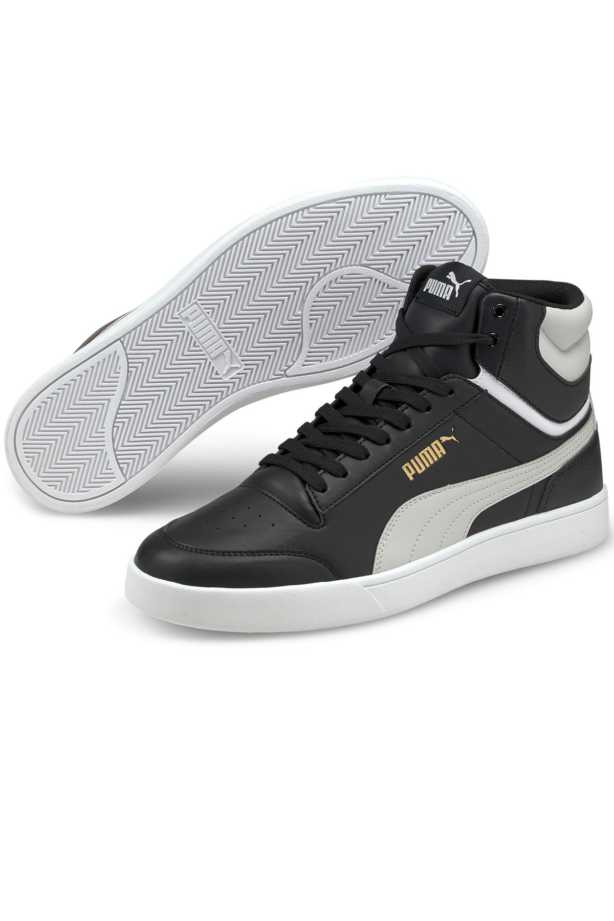 Puma Shuffle Mid Erkek Spor Ayakkabı 38074802 Siyah