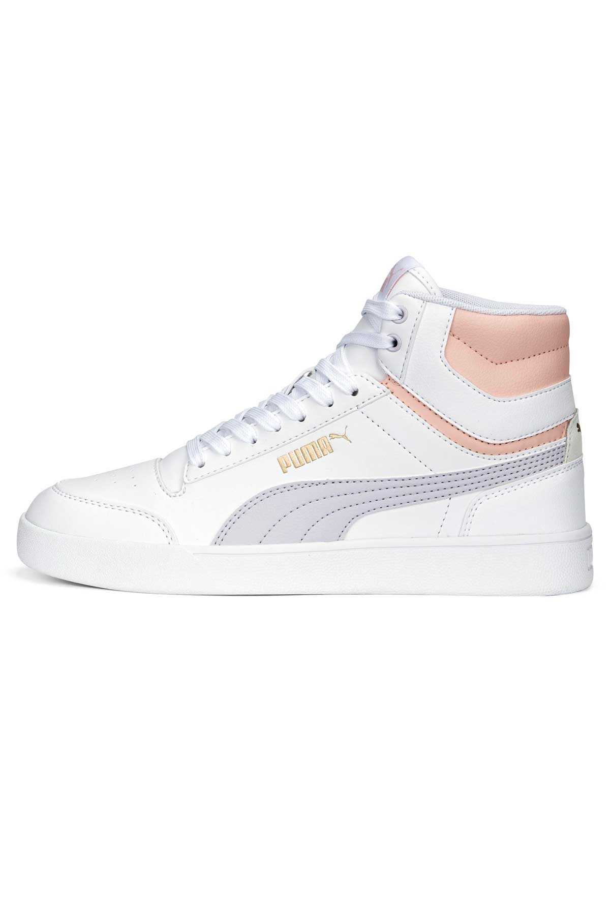 Puma Shuffle Mid Kadın Spor Ayakkabı 38074813 Beyaz