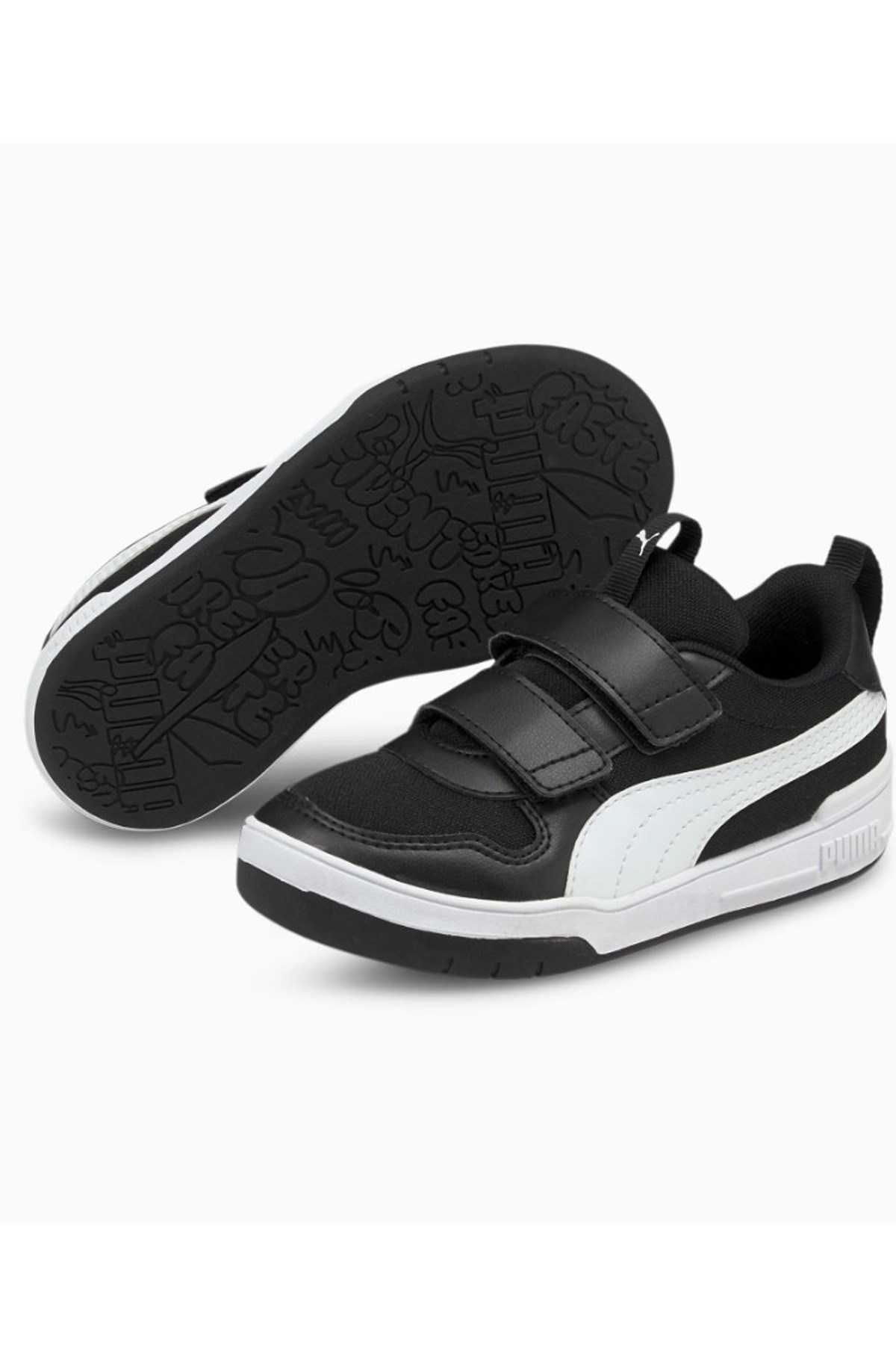 Puma Multiflex Mesh Çocuk Spor Ayakkabı 38084501 Siyah