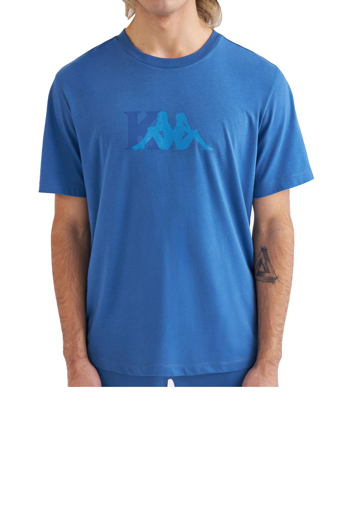 Kappa Authentic Punion Erkek Tişört Mavi