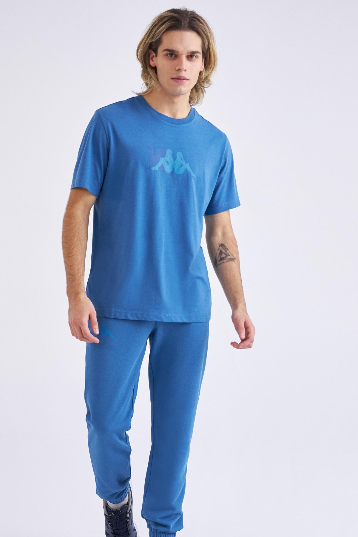 Kappa Authentic Punion Erkek Tişört Mavi