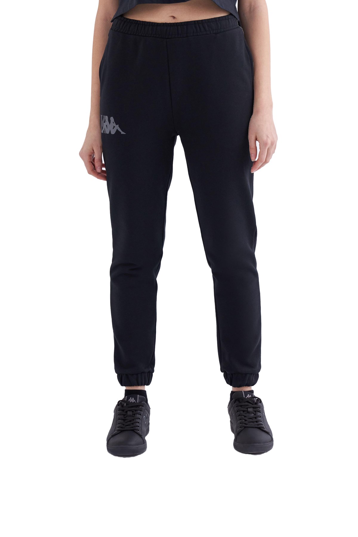 Kappa Authentic Teraps Kadın Pantolon Siyah