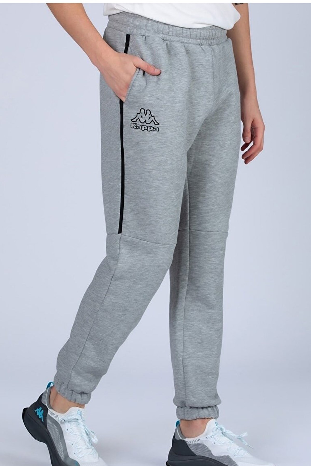 Kappa Logo Darin Erkek Eşofman Altı 381K66W Gri