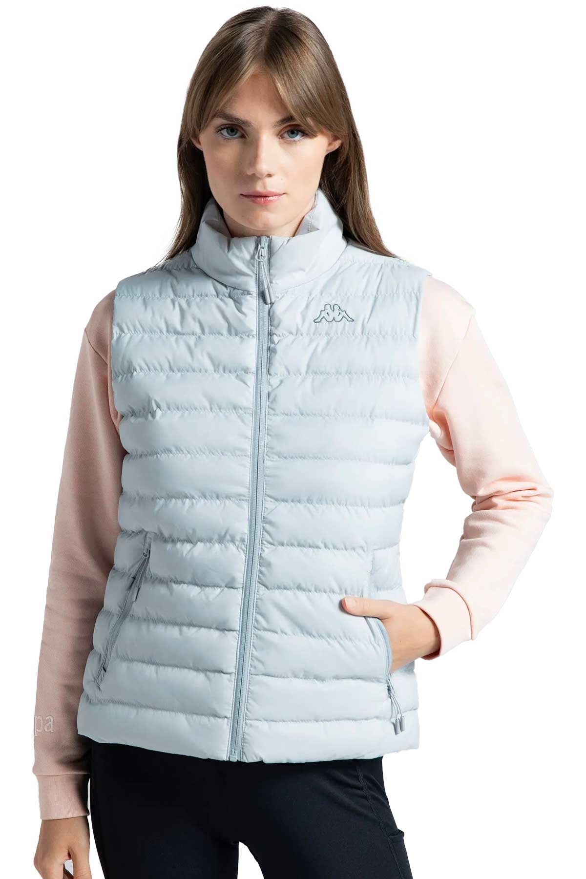 Kappa Logo Tona Kadın Yelek 381Q6NW Gri