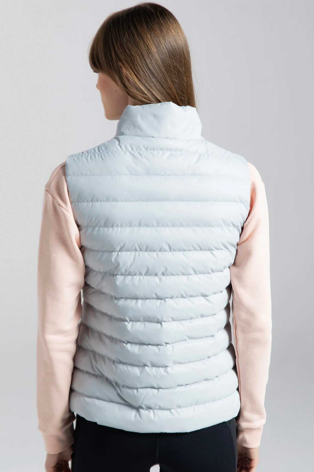 Kappa Logo Tona Kadın Yelek 381Q6NW Gri