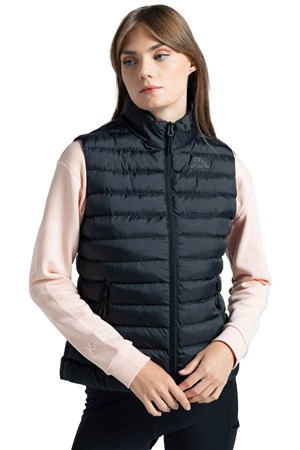 Kappa Logo Tona Kadın Yelek 381Q6NW Siyah