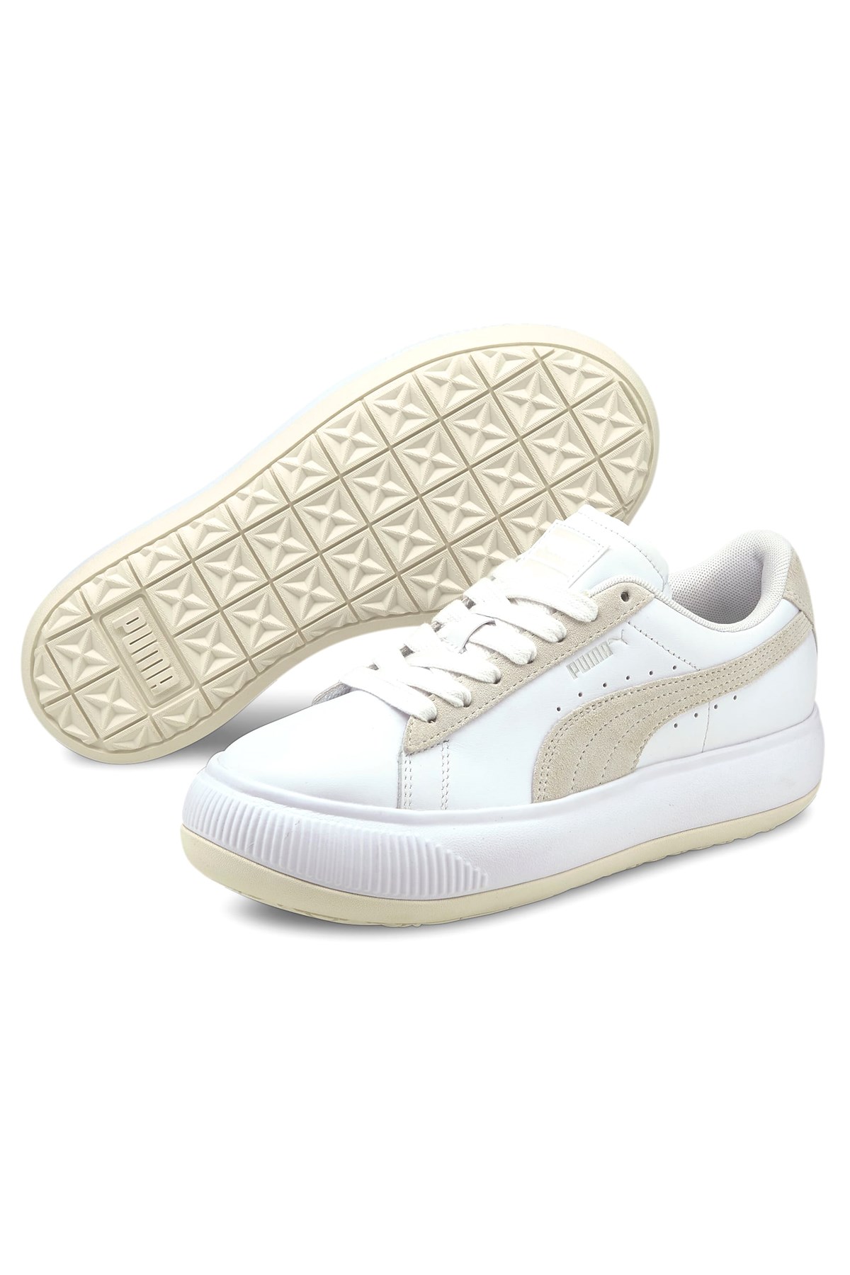 Puma Suede Mayu Mix Wn Kadın Spor Ayakkabı 38258105 Beyaz