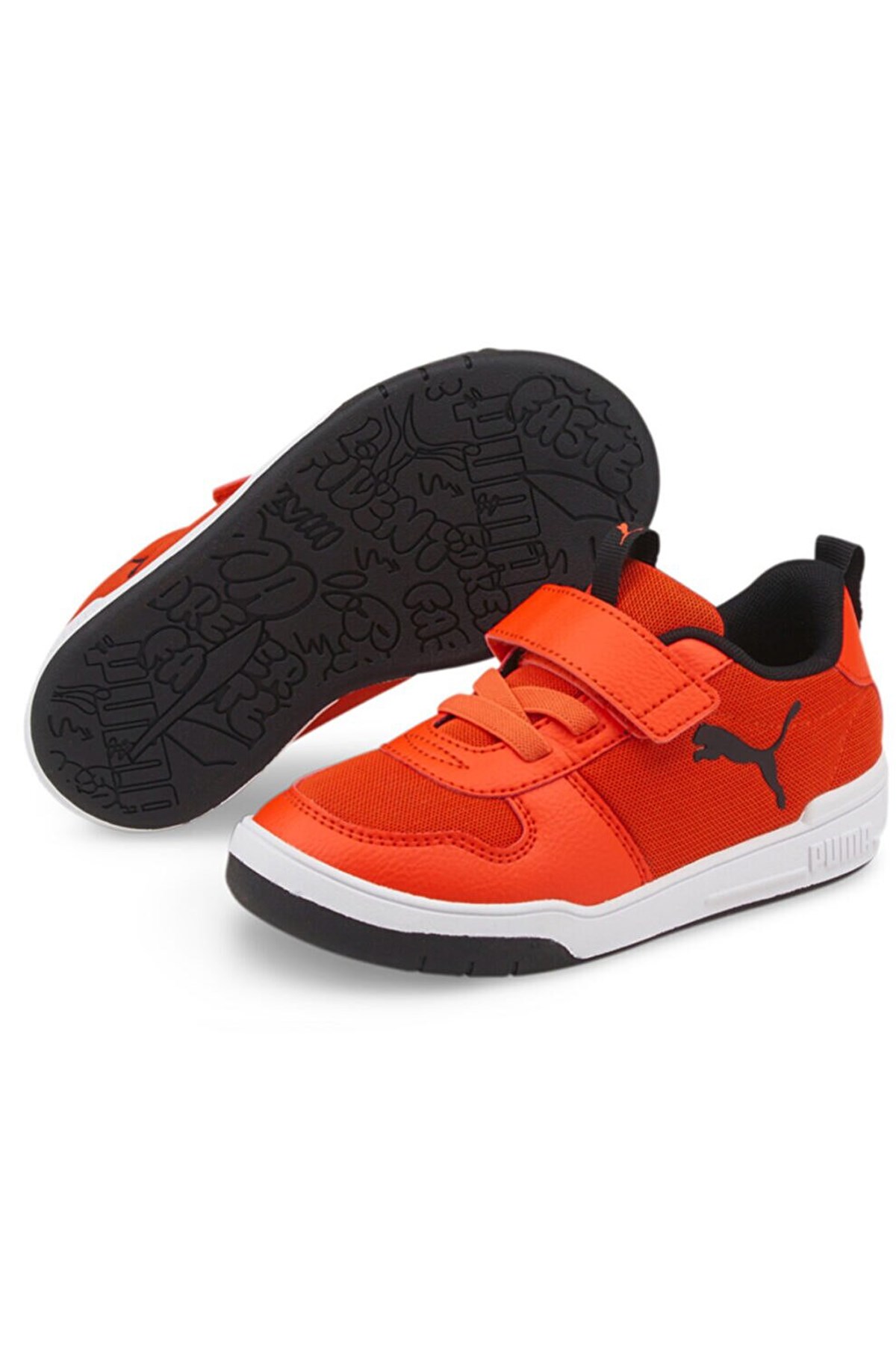 Puma Multiflex Sport AC Çocuk Ayakkabısı 382265104 Kırmızı