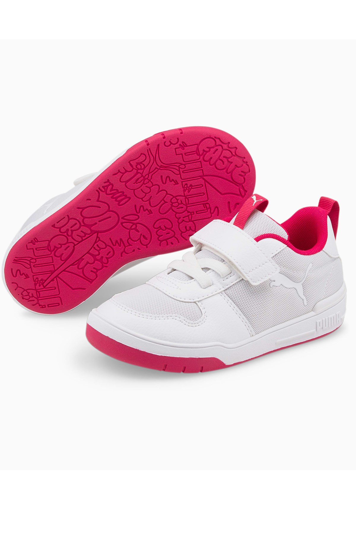 Puma Multiflex Sport AC Çocuk Ayakkabısı 38265105 Beyaz