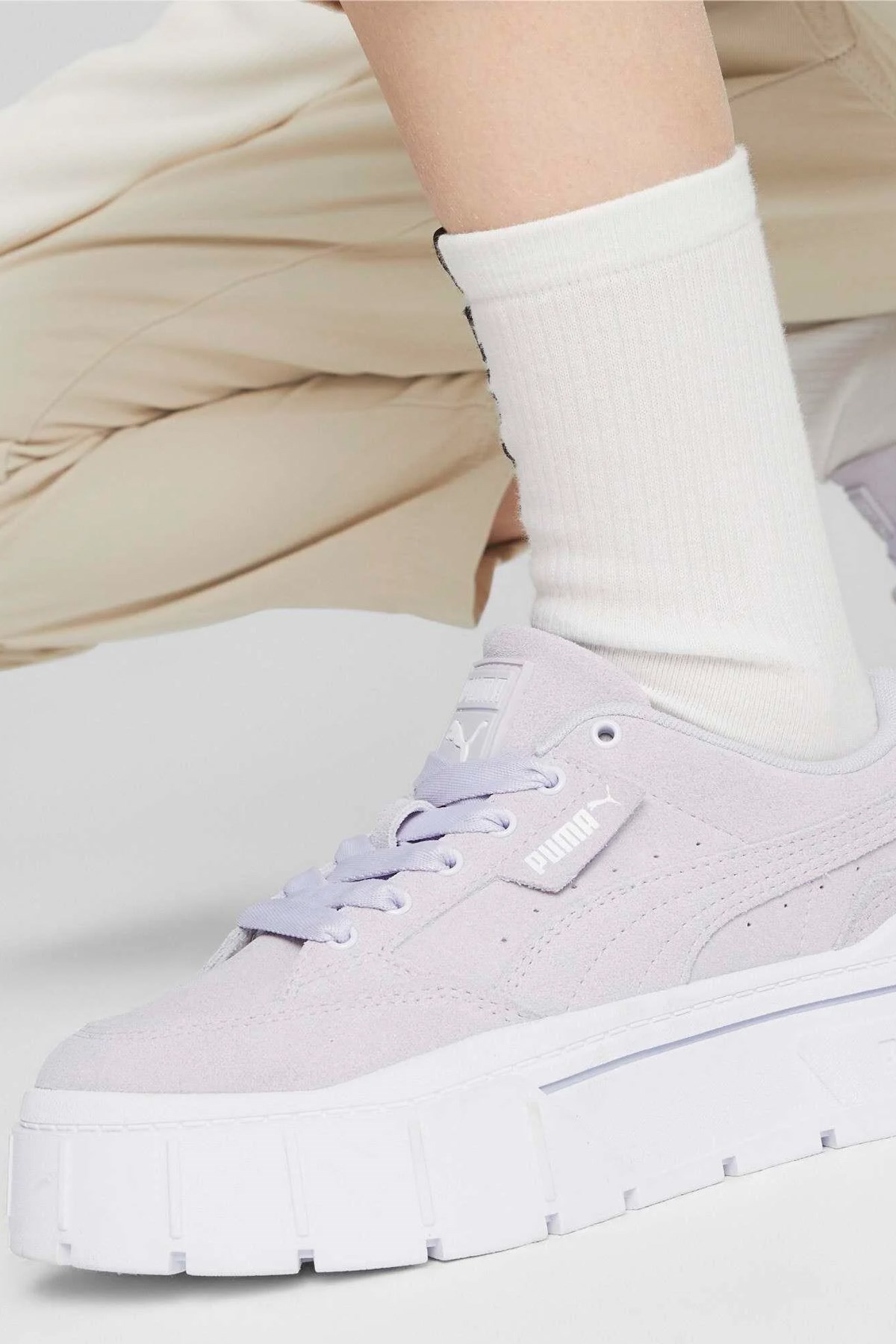 Puma Mayze Kadın Spor Ayakkabı 38398308 Gri