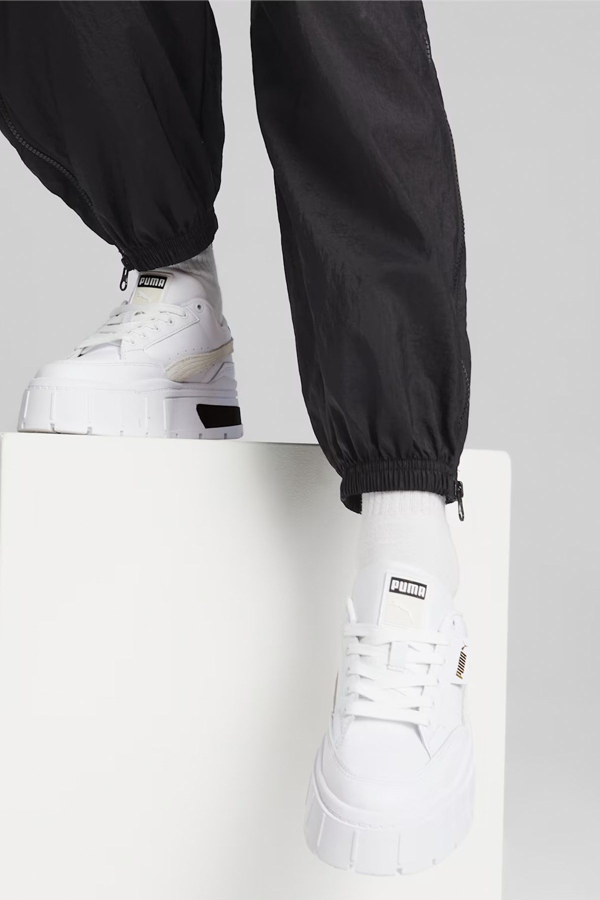 Puma Mayze Stack Kadın Spor Ayakkabı 38436301 Beyaz