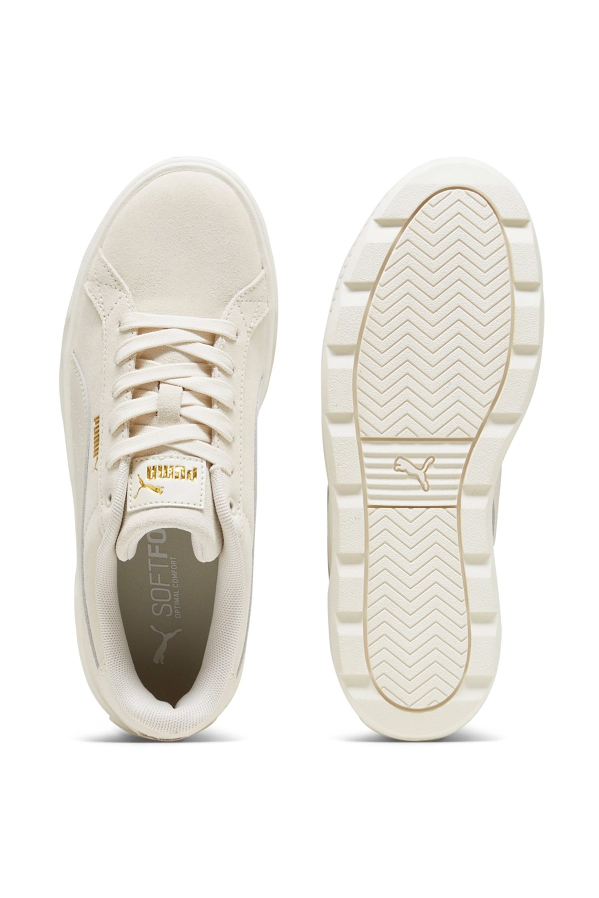 Puma Karmen Alpine Kadın Spor Ayakkabı 38461413 Ekru