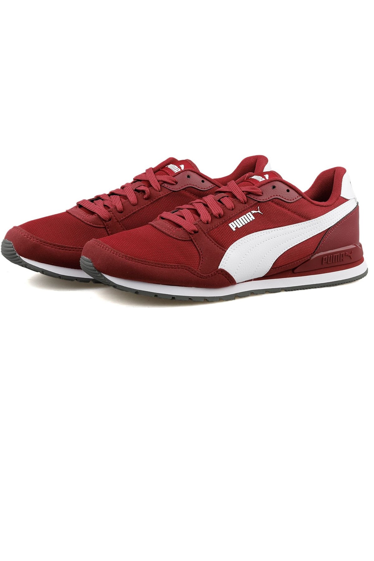 Puma St Runner v3 Mesh Erkek Ayakkabı 38464004 Bordo