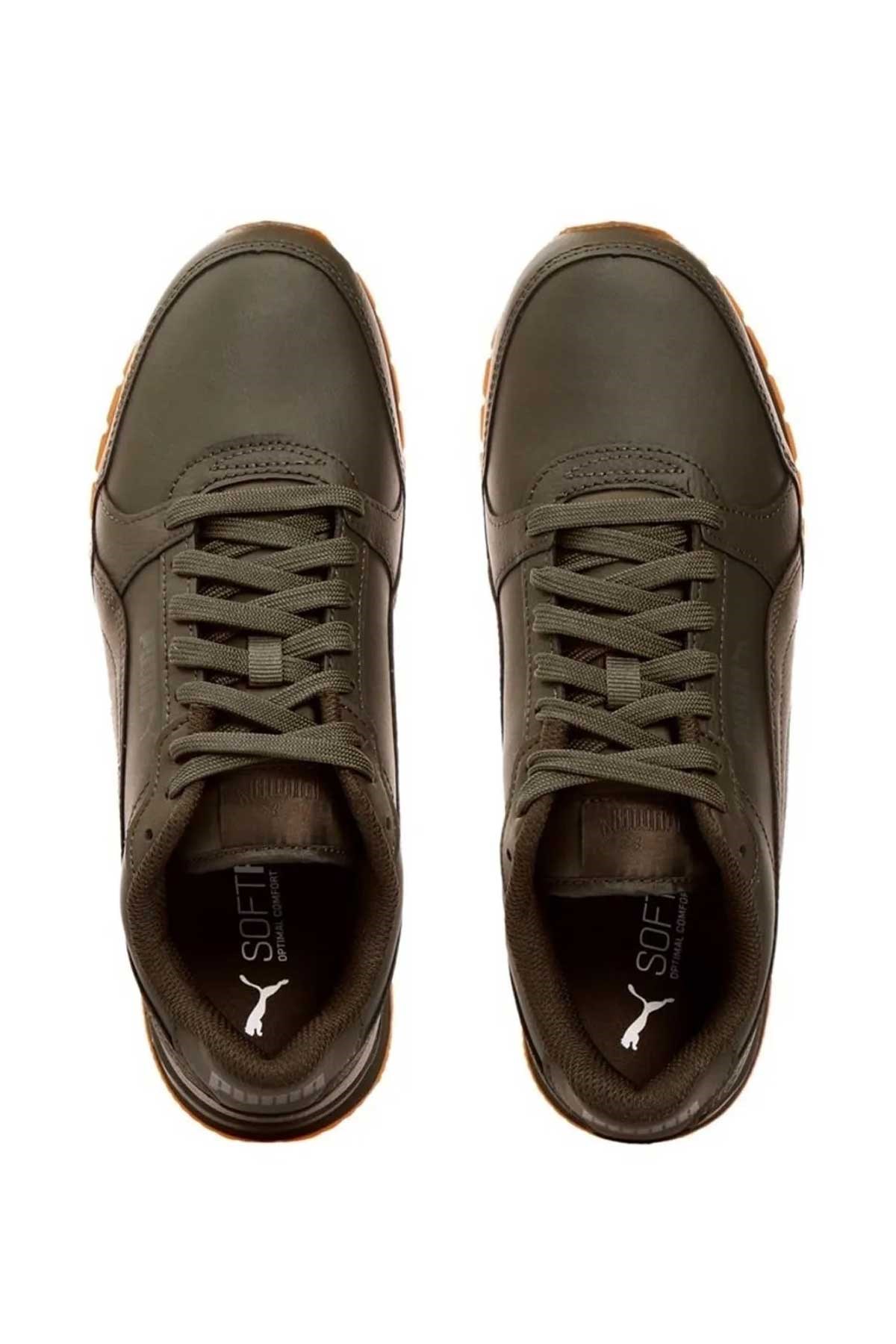 Puma ST Runner V3 L Erkek Spor Ayakkabı 38485516 Haki