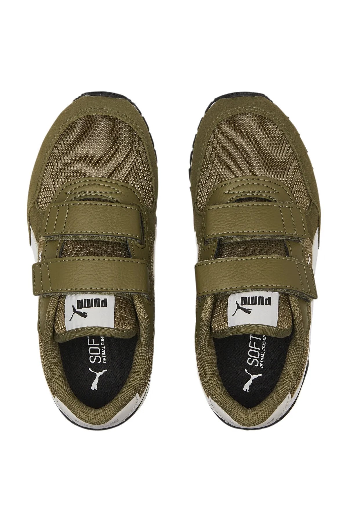 Puma St Runner V3 Mesh Çocuk Spor Ayakkabı 38551106 Haki