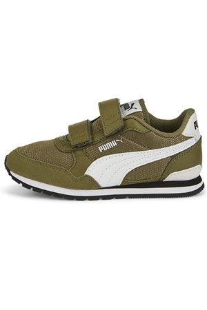 Puma St Runner V3 Mesh Çocuk Spor Ayakkabı 38551106 Haki