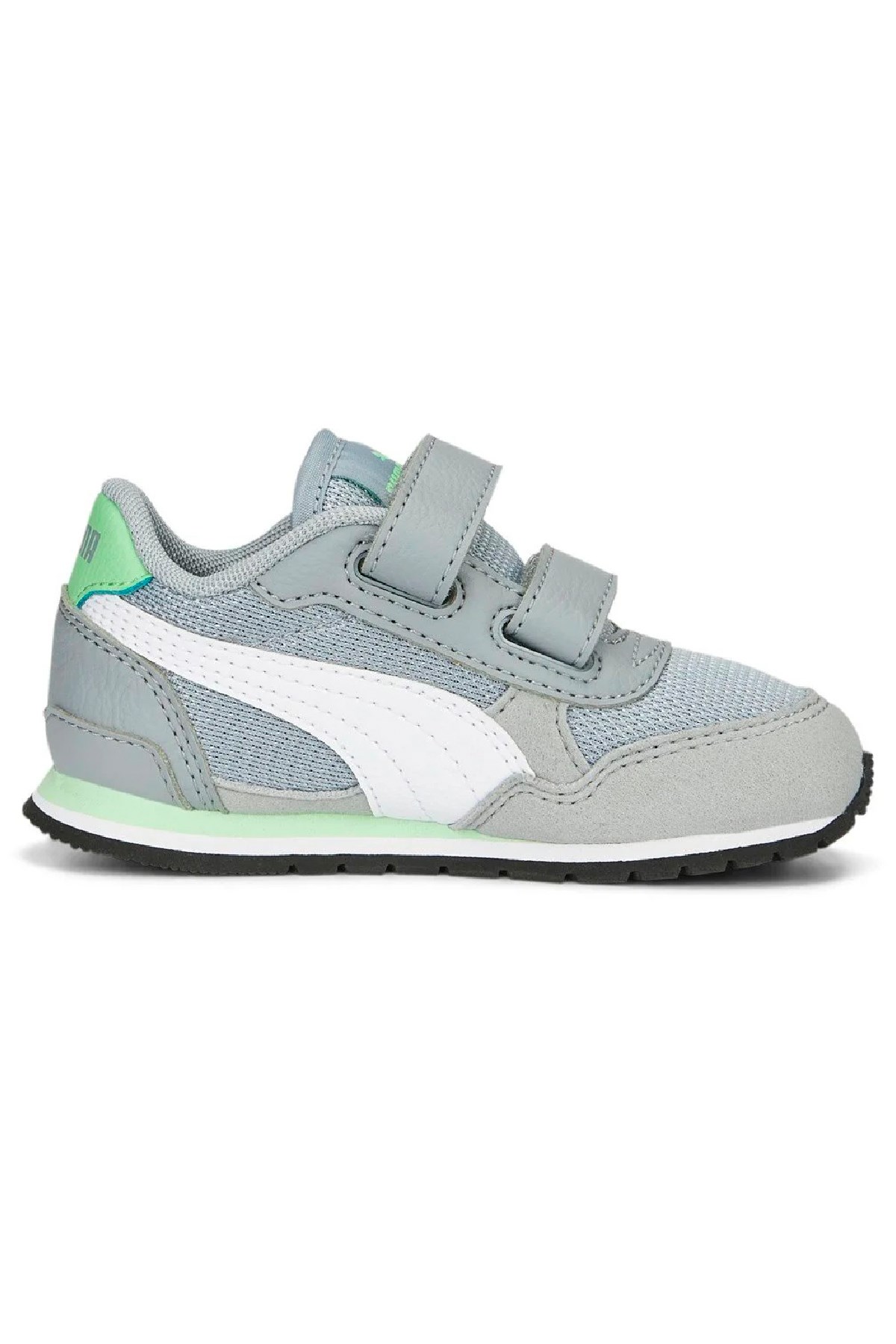 Puma ST Runner V3 Mesh V Çocuk Spor Ayakkabı 38551114 Gri