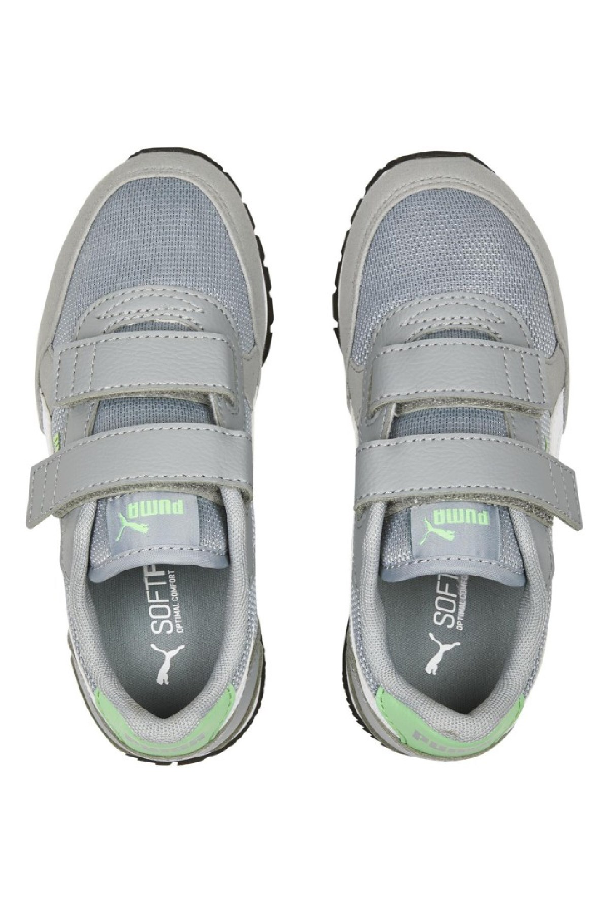 Puma ST Runner V3 Mesh V Çocuk Spor Ayakkabı 38551114 Gri