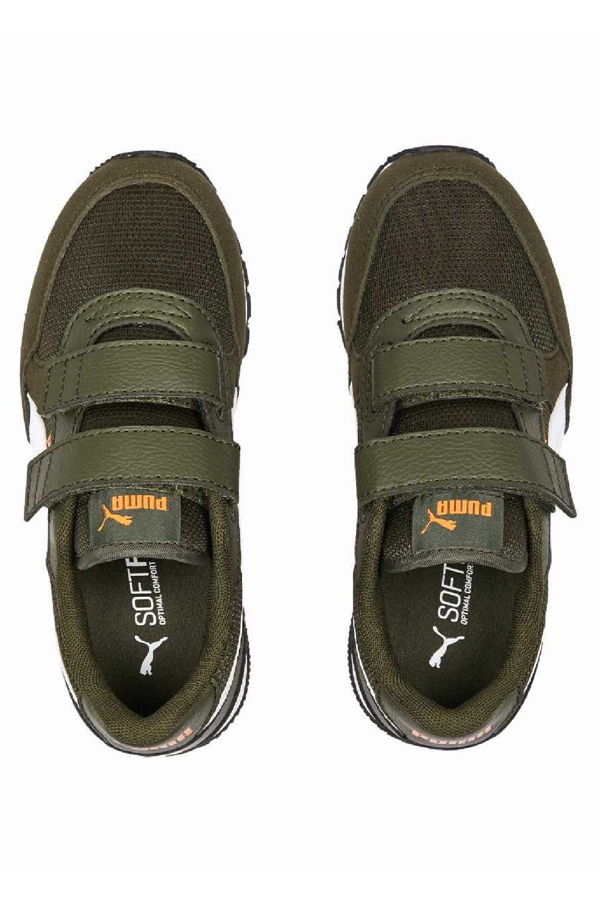 Puma ST Runner V3 Mesh V Çocuk Spor Ayakkabı 38551115 Haki