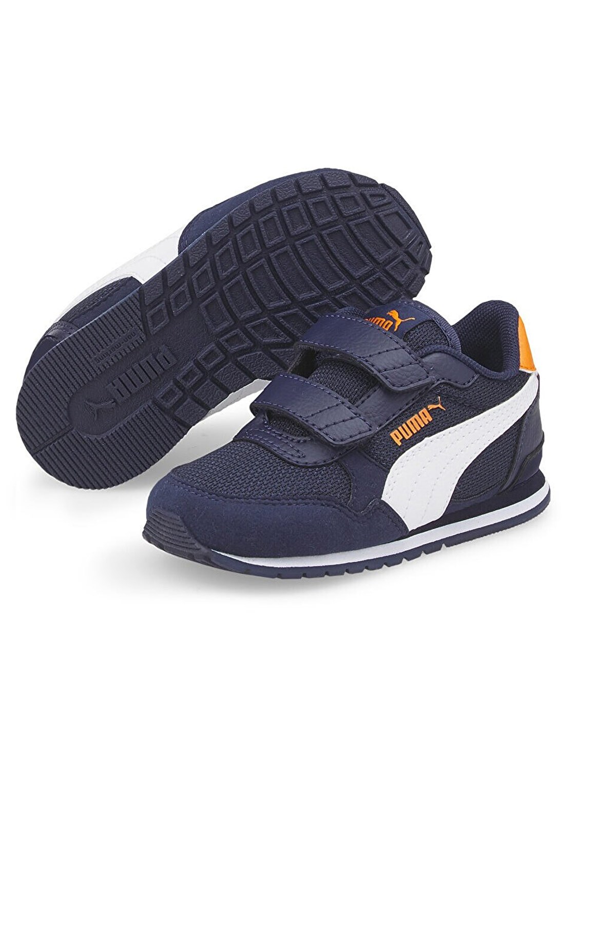 Puma ST Runner v3 Mesh Çocuk Ayakkabısı 38551202 Beyaz