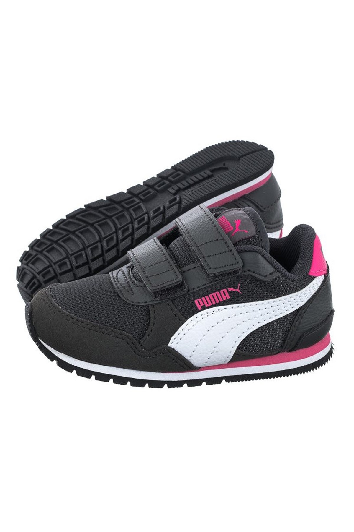 Puma St Runner V3 Mesh V inf Bebek Spor Ayakkabı 38551216 Siyah