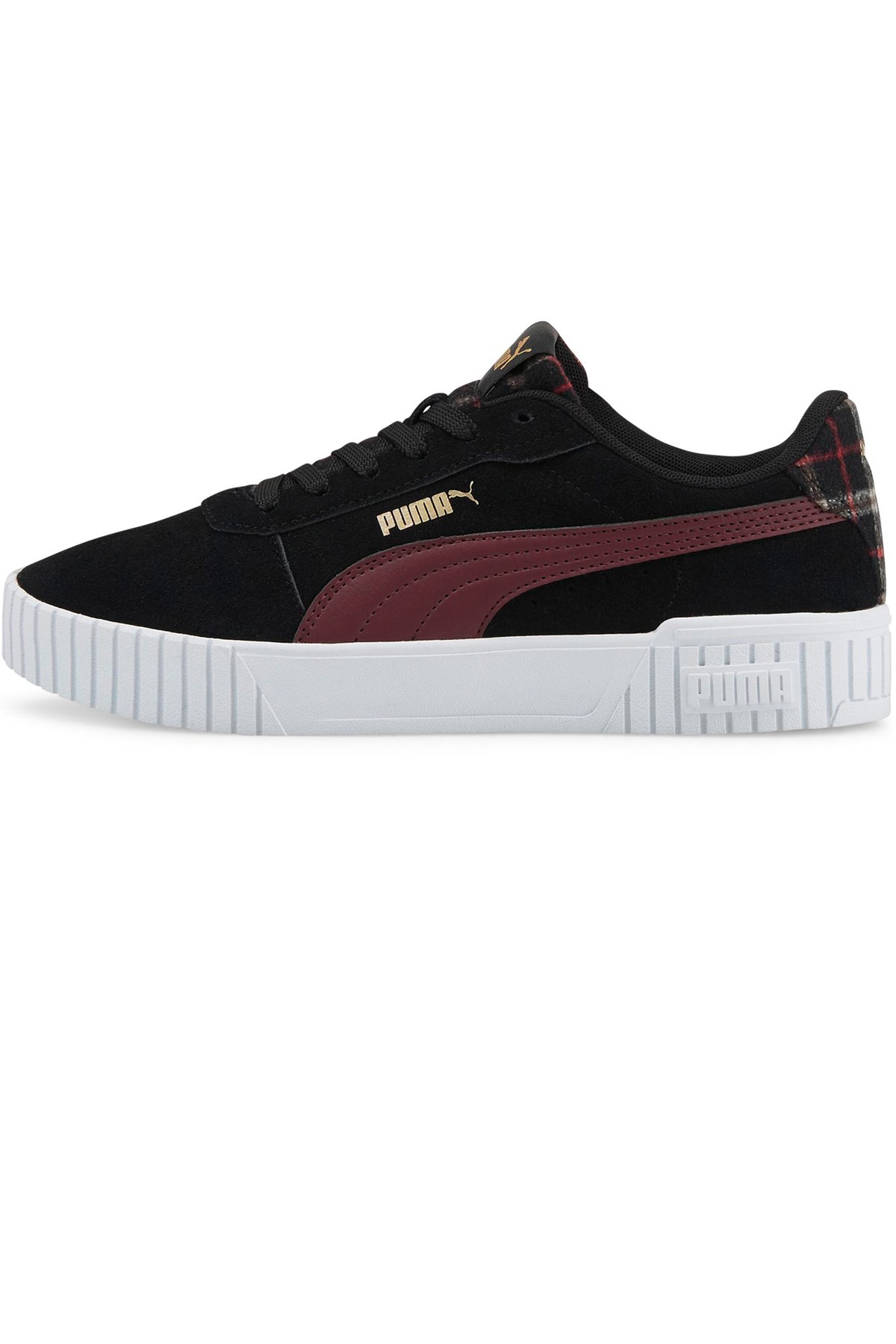 Puma Carina 2.0 Tartan Kadın Spor Ayakkabı 38585301 Siyah
