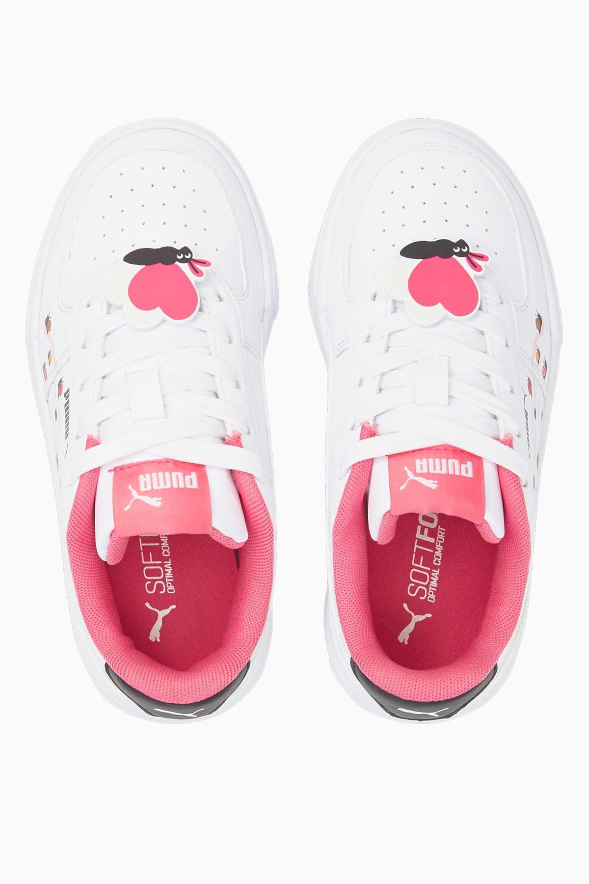 Puma Caven Small World Ps Çocuk Spor Ayakkabı 38617602 Beyaz