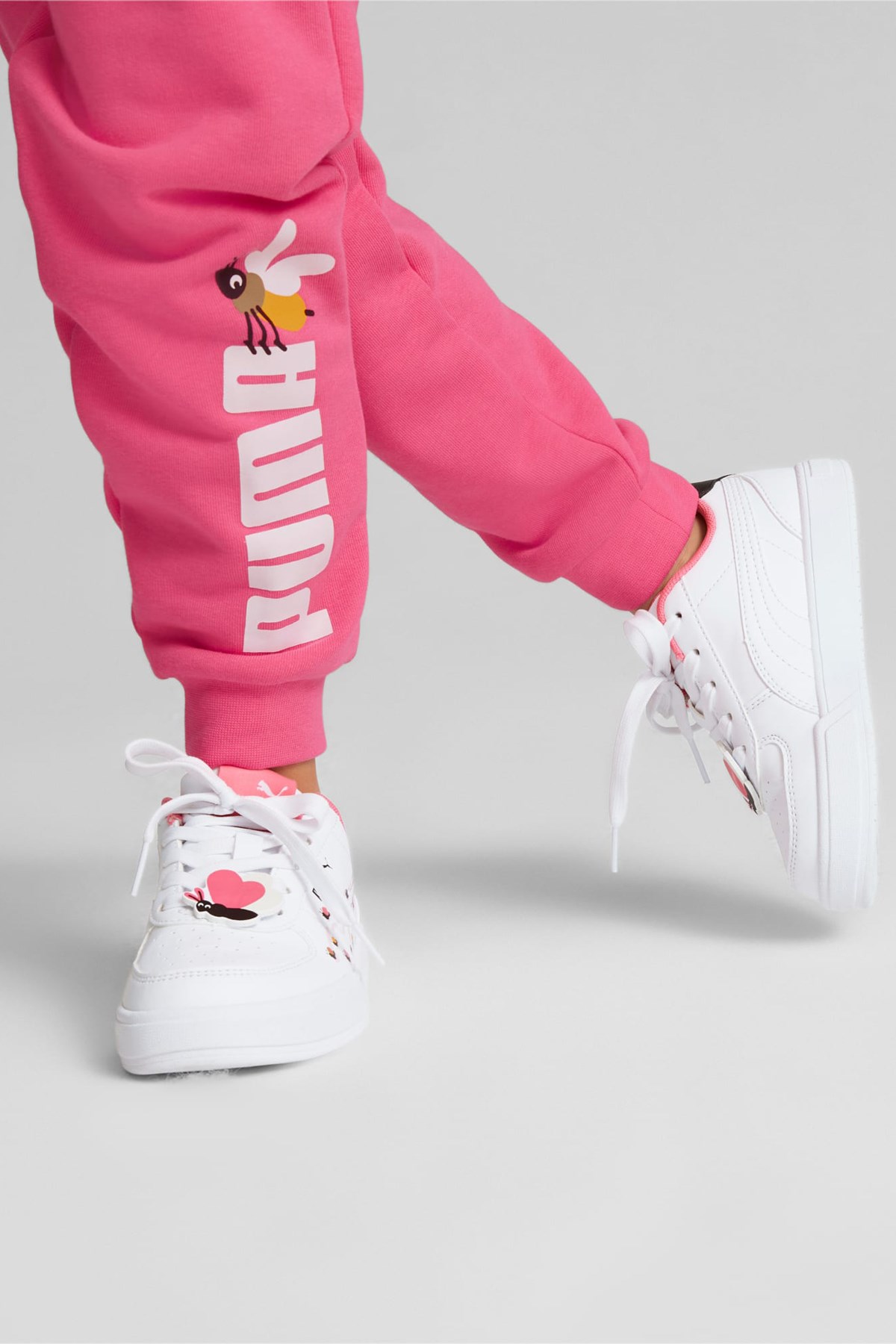 Puma Caven Small World Ps Çocuk Spor Ayakkabı 38617602 Beyaz