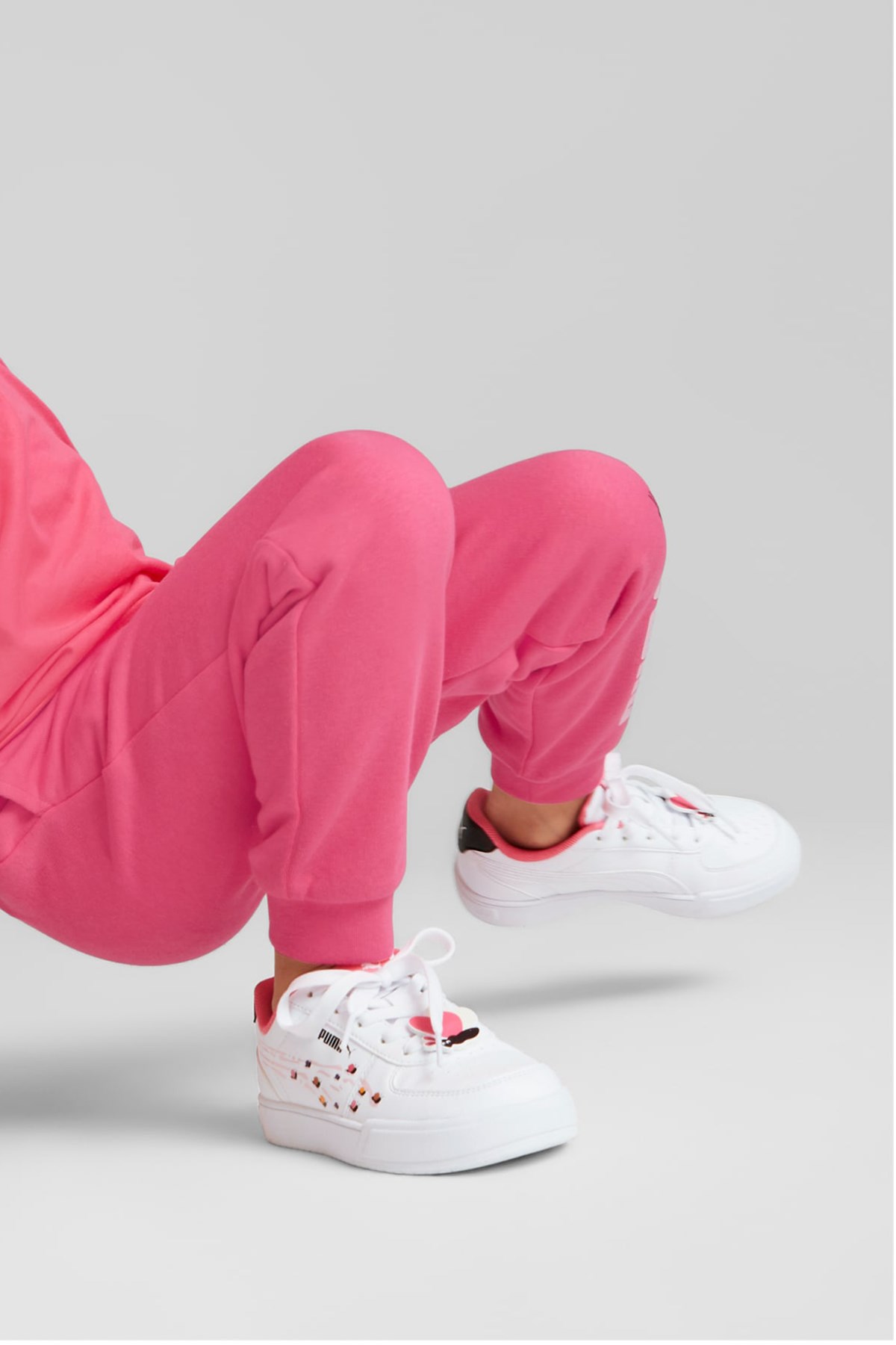 Puma Caven Small World Ps Çocuk Spor Ayakkabı 38617602 Beyaz