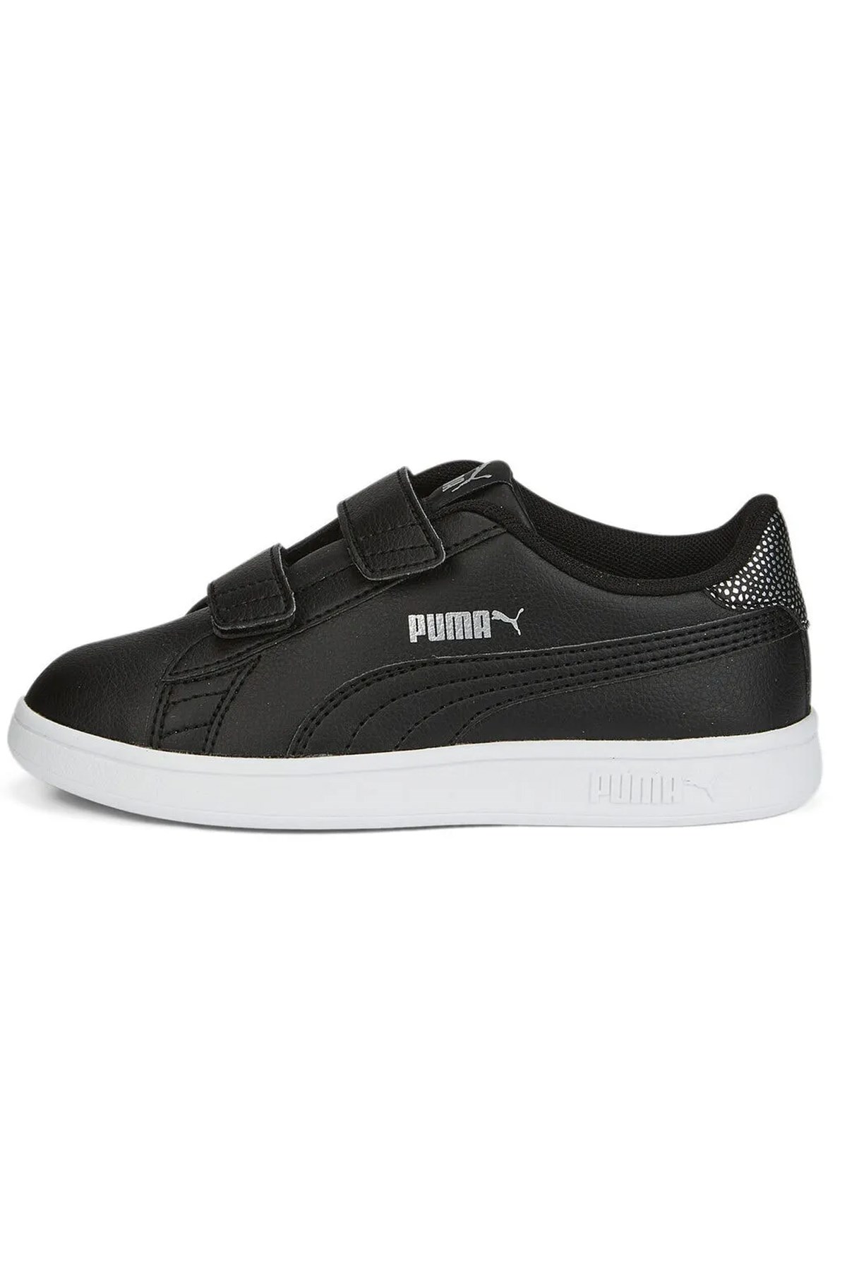 Puma Smash V2 Metallics Çocuk Spor Ayakkabı 38619802 Siyah