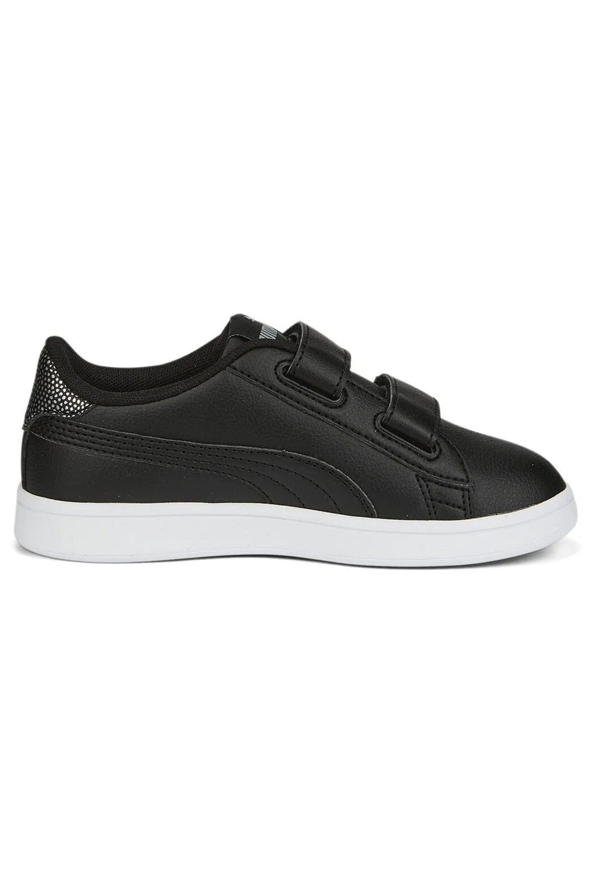 Puma Smash V2 Metallics Çocuk Spor Ayakkabı 38619802 Siyah