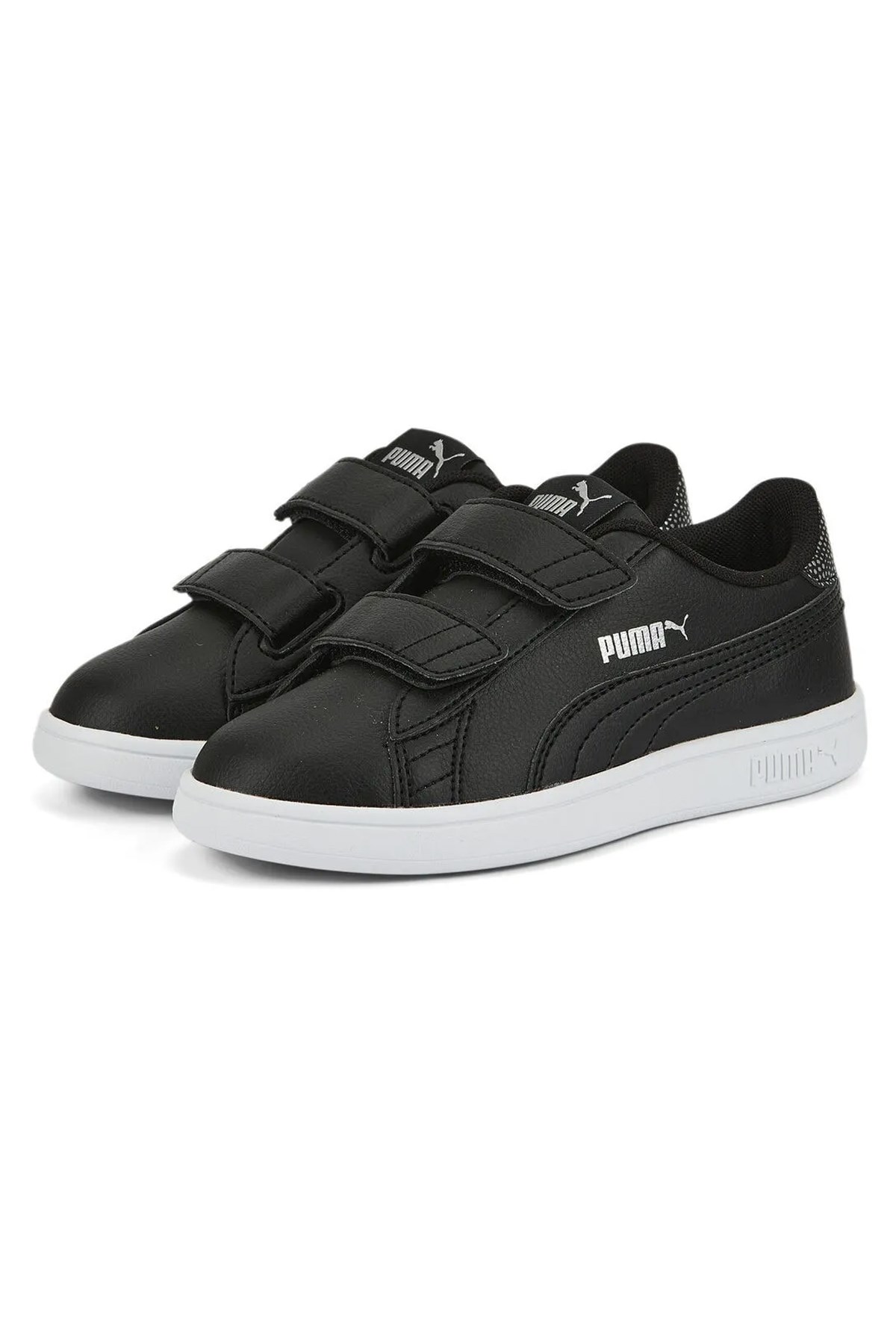 Puma Smash V2 Metallics Çocuk Spor Ayakkabı 38619802 Siyah