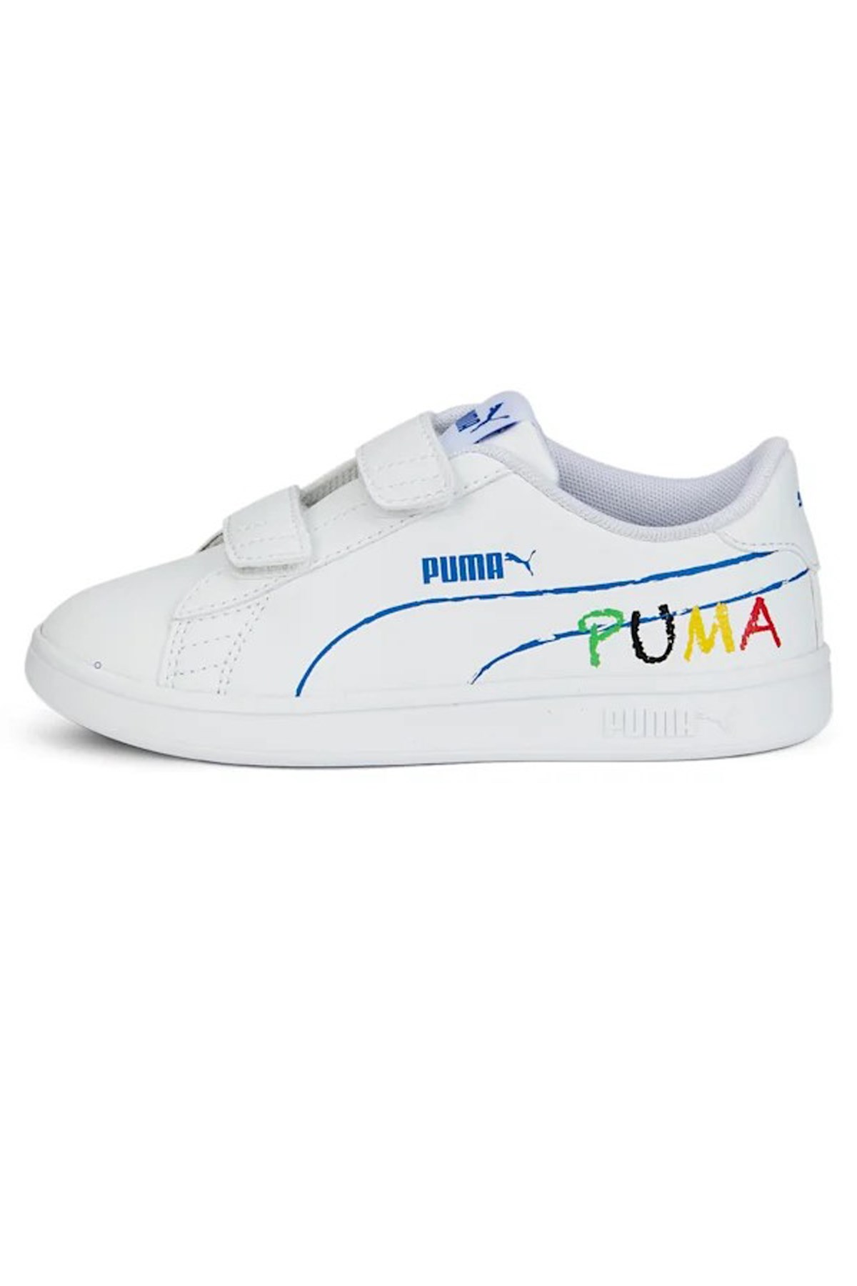 Puma Smash V2 Çocuk Spor Ayakkabı 38620002 Beyaz