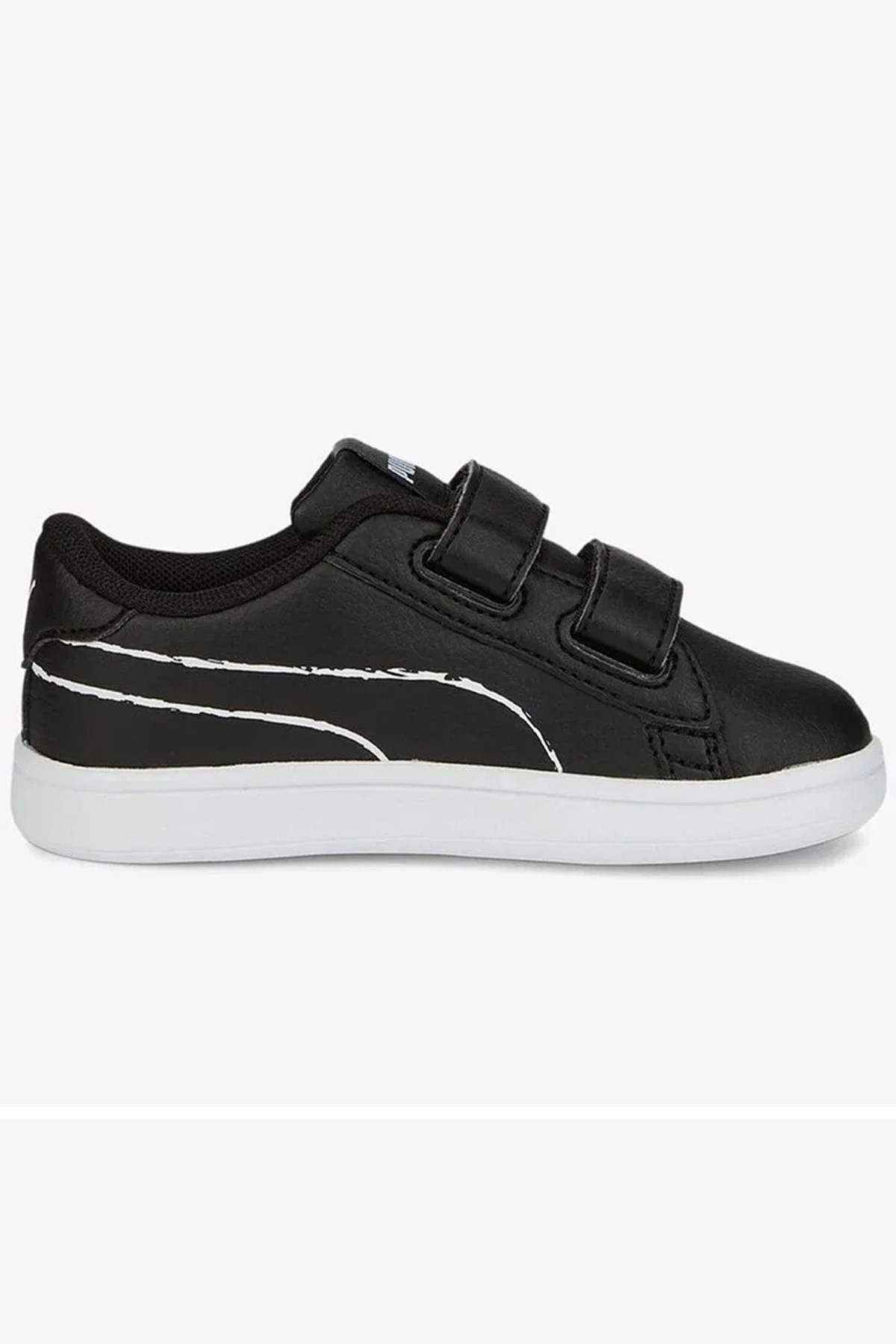 Puma Smash V2 V inf Bebek Spor Ayakkabı 38620101 Siyah
