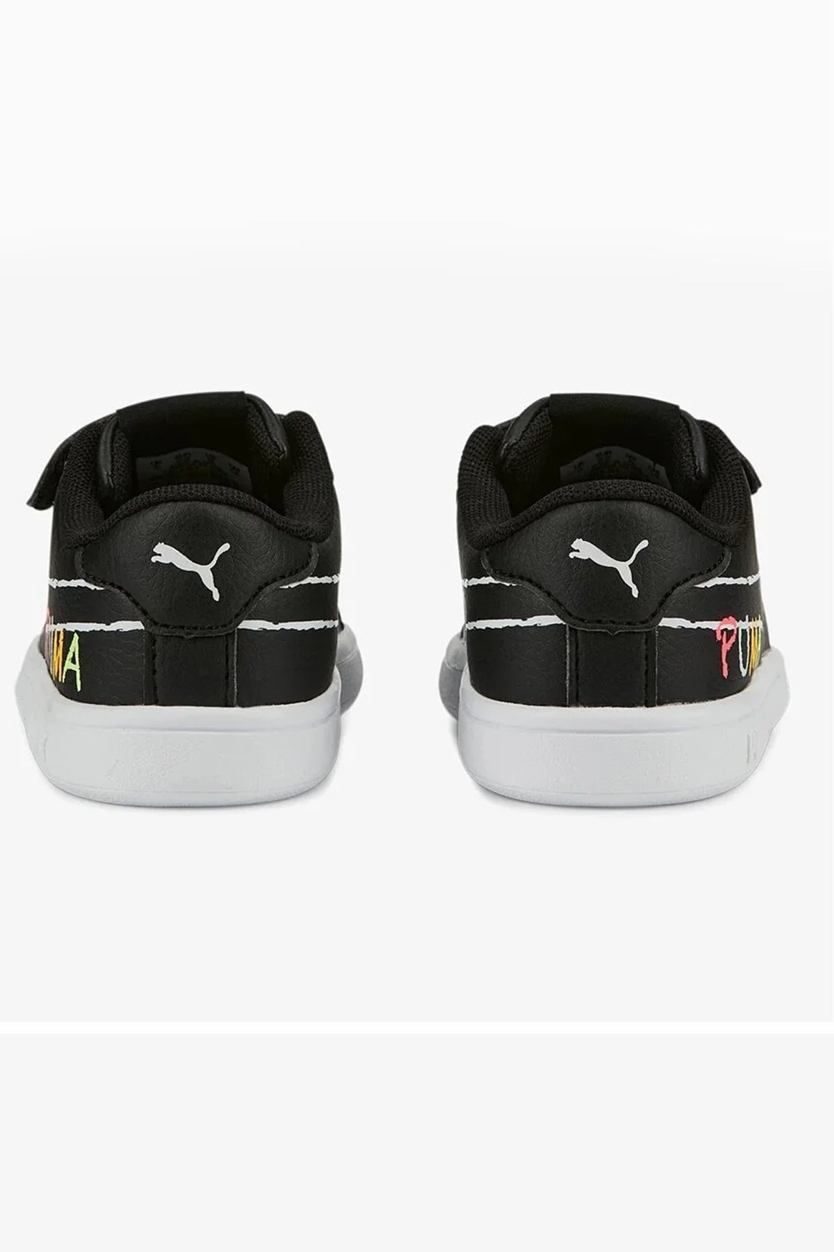 Puma Smash V2 V inf Bebek Spor Ayakkabı 38620101 Siyah