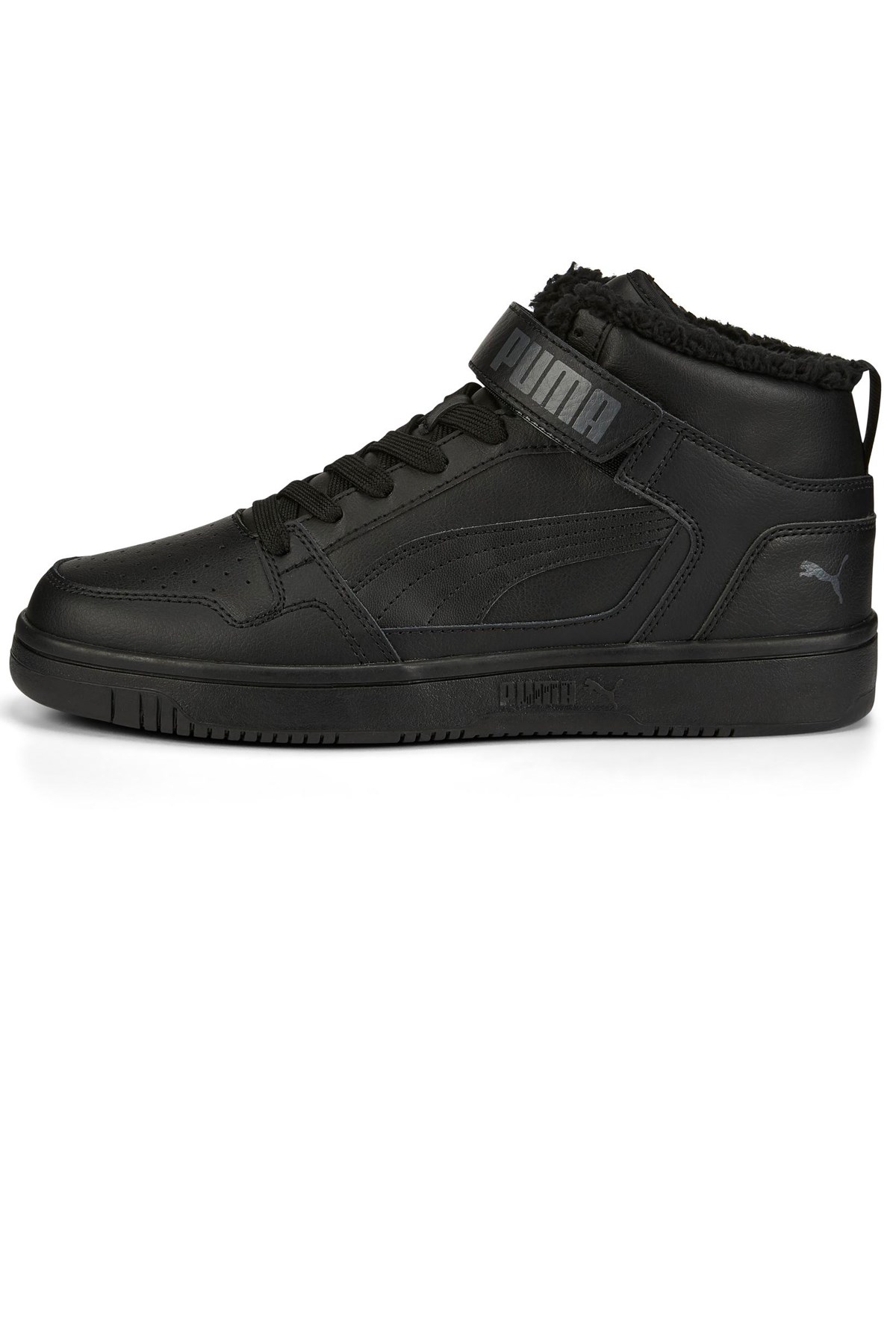 Puma Rebound Mid Strap Erkek Spor Ayakkabı 38637601 Siyah