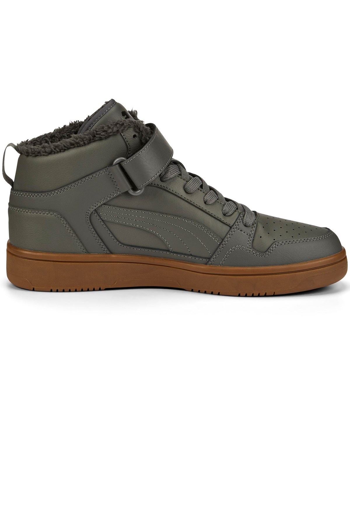 Puma Rebound Mid Strap Erkek Spor Ayakkabı 38637603 Siyah