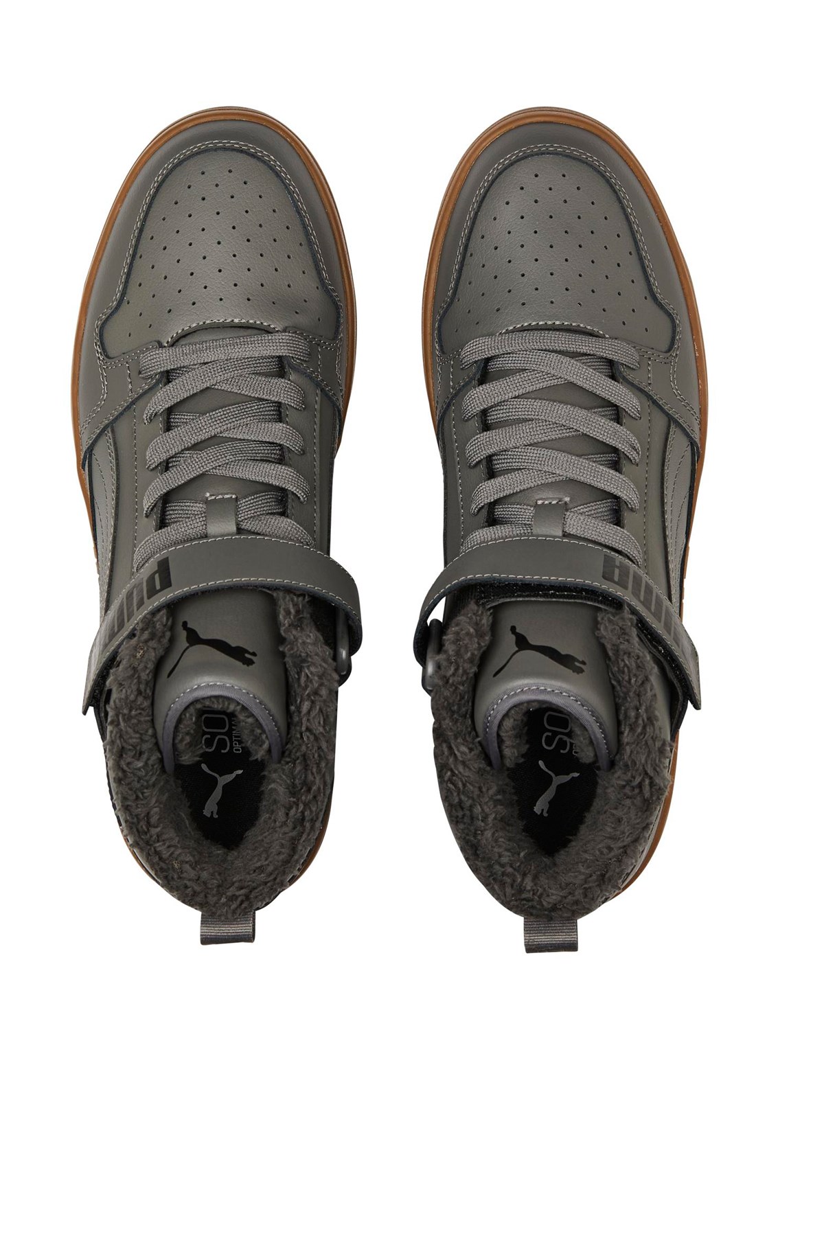 Puma Rebound Mid Strap Erkek Spor Ayakkabı 38637603 Siyah