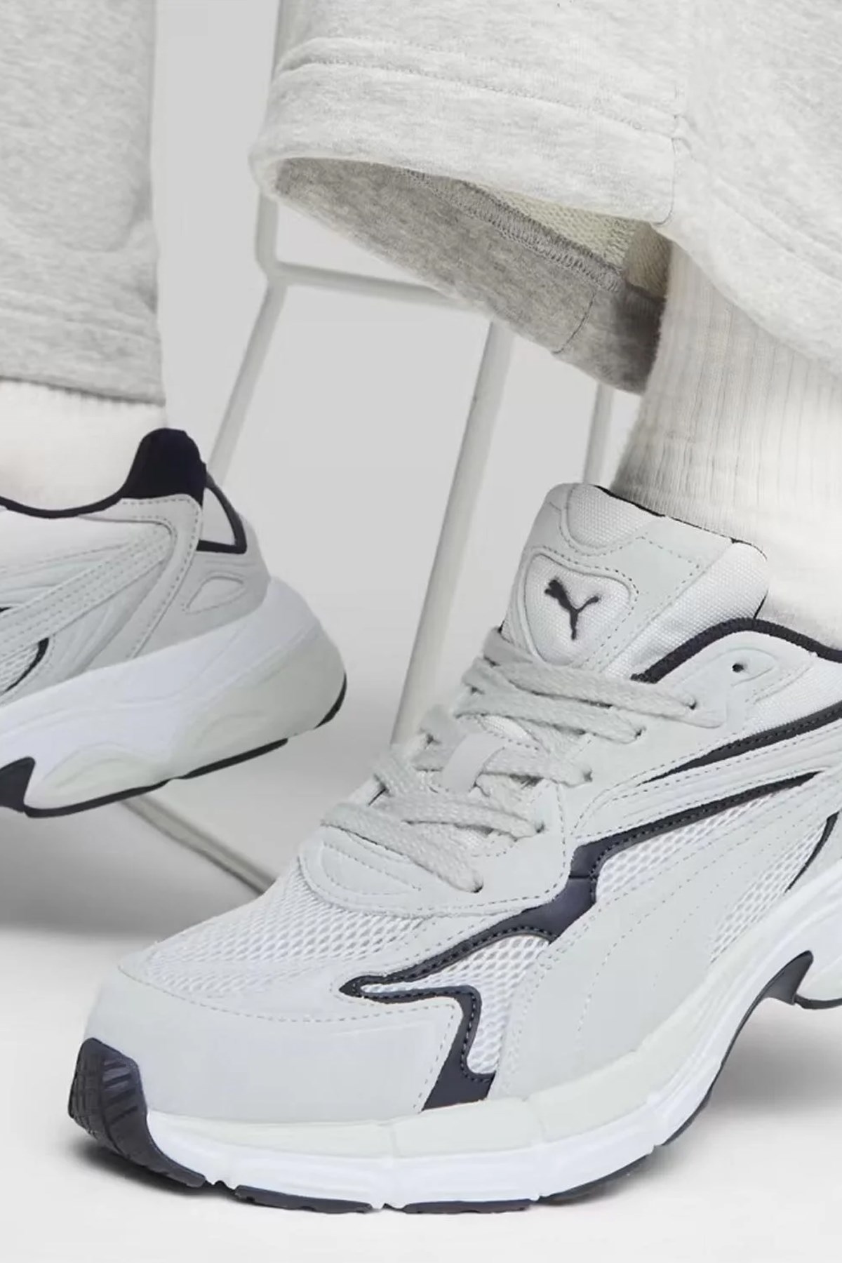 Puma Teveris Nitro Erkek Spor Ayakkabı 38877425 Gri