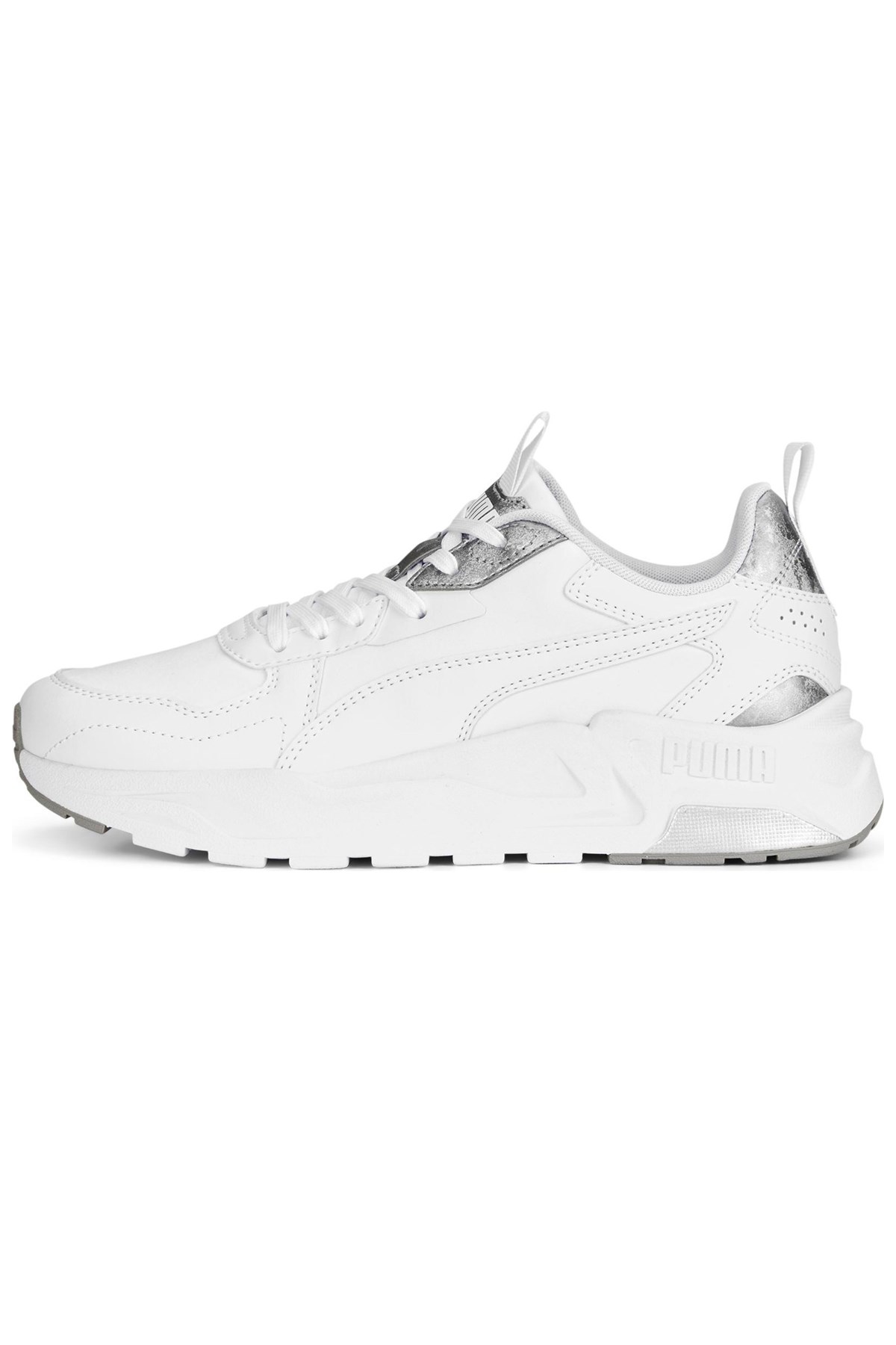 Puma Trinity Lite Metallics Kadın Spor Ayakkabı 38929302 Beyaz