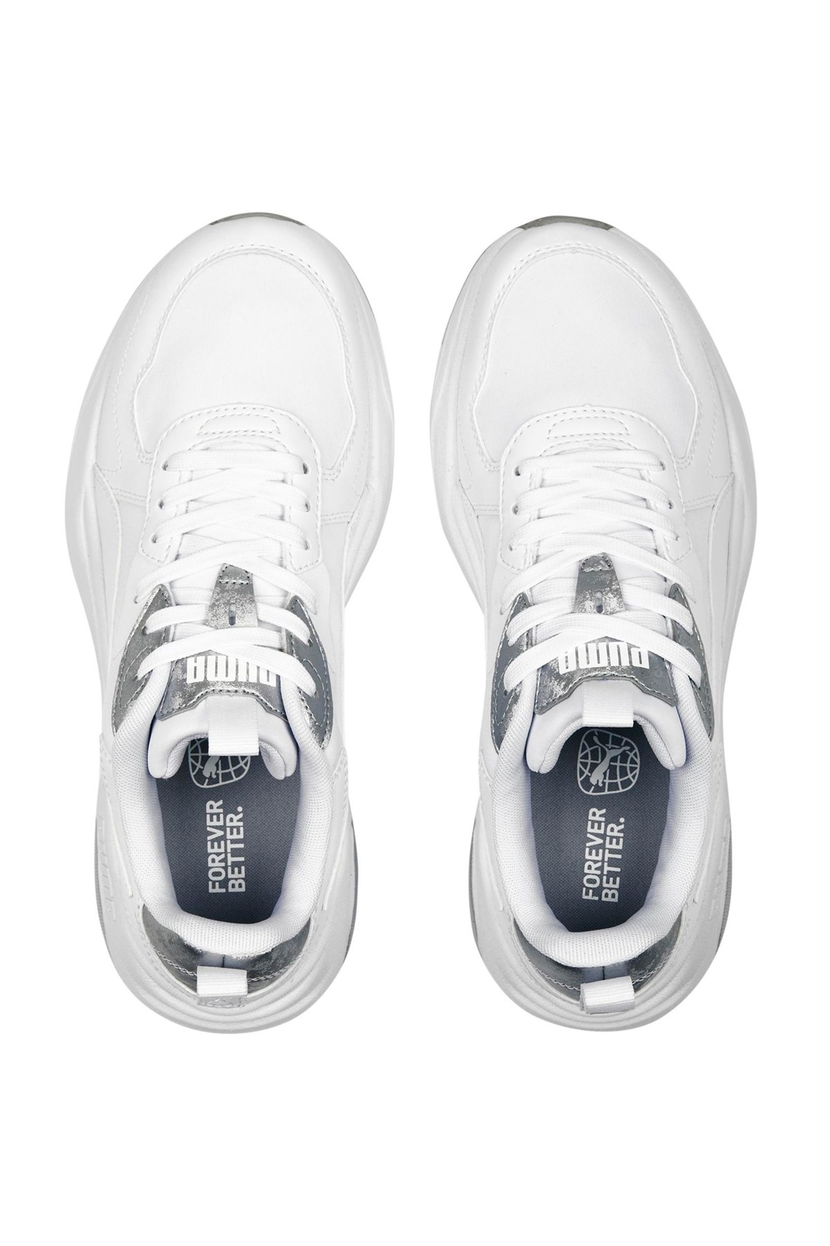 Puma Trinity Lite Metallics Kadın Spor Ayakkabı 38929302 Beyaz
