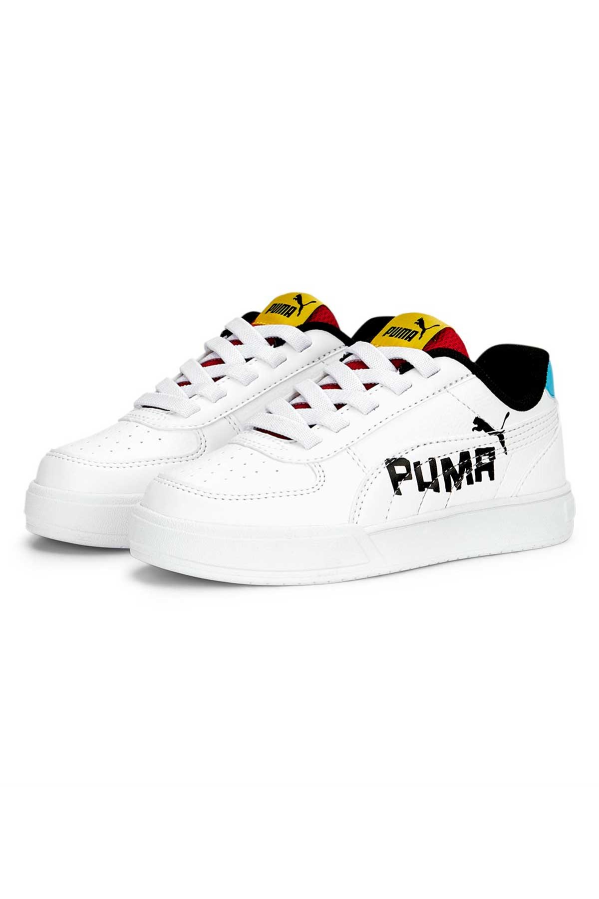Puma Caven Çocuk Spor Ayakkabı 38973301 Beyaz