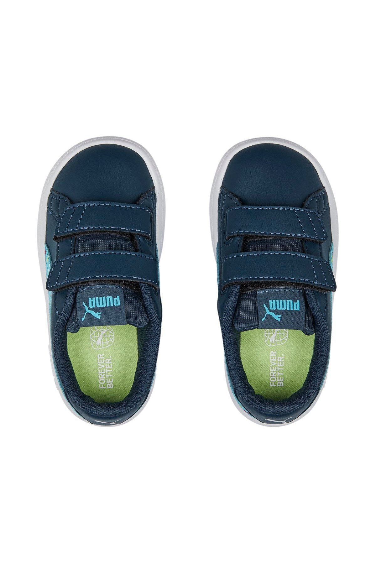 Puma Smash V2 Crush V inf Bebek Spor Ayakkabı 38975802 Mavi