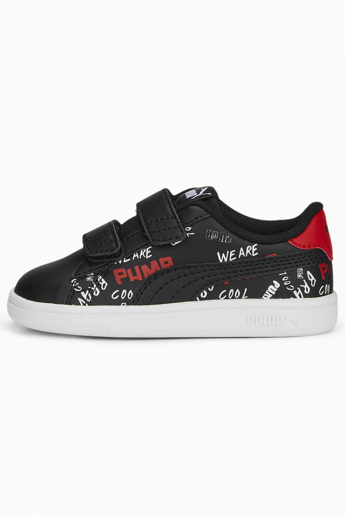 Puma Smash V2 Brand Bebek Spor Ayakkabı 38976102 Siyah