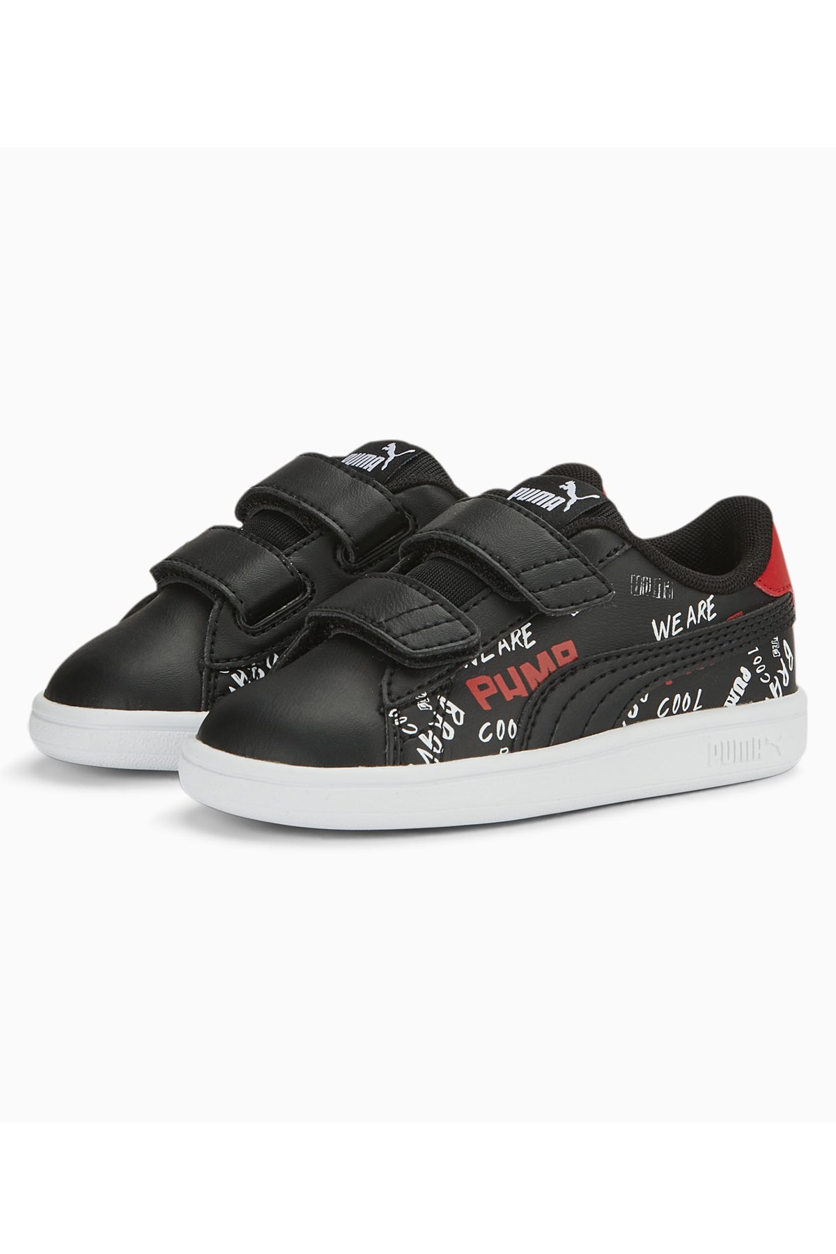 Puma Smash V2 Brand Bebek Spor Ayakkabı 38976102 Siyah