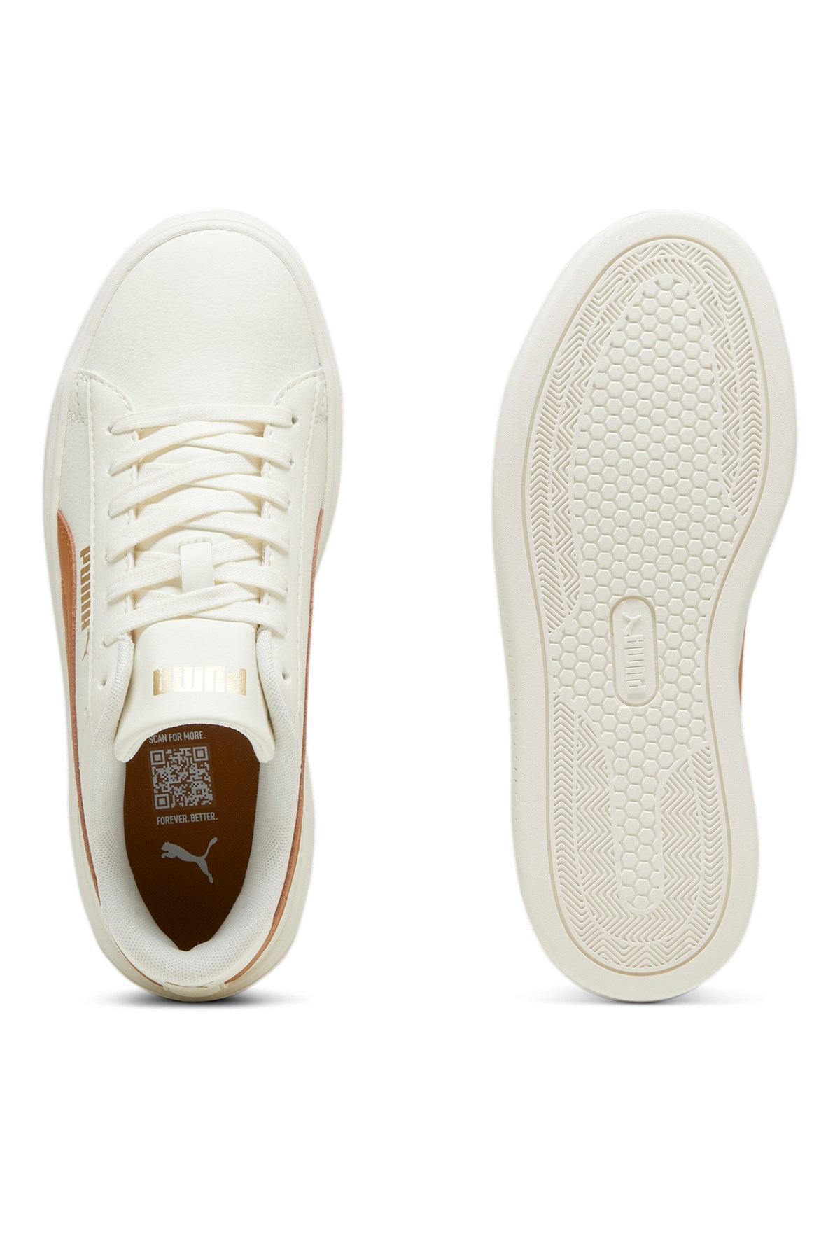 Puma Smash Platform V3 Kadın Spor Ayakkabı 39075812 Beyaz