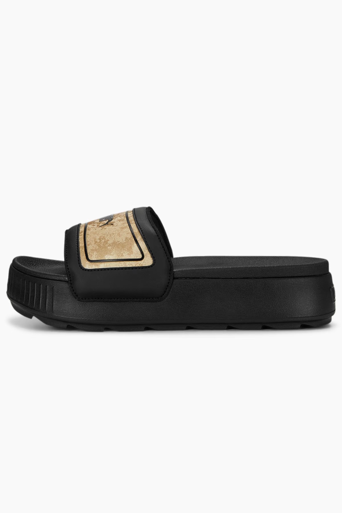 Puma Karmen Slide Space Metallics Kadın Terlik 39095701 Siyah