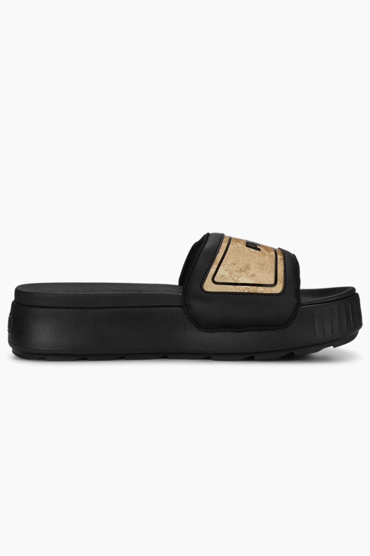 Puma Karmen Slide Space Metallics Kadın Terlik 39095701 Siyah